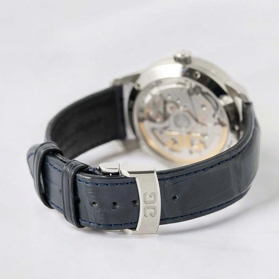 Senator Panorama Date Moon Phase Steel