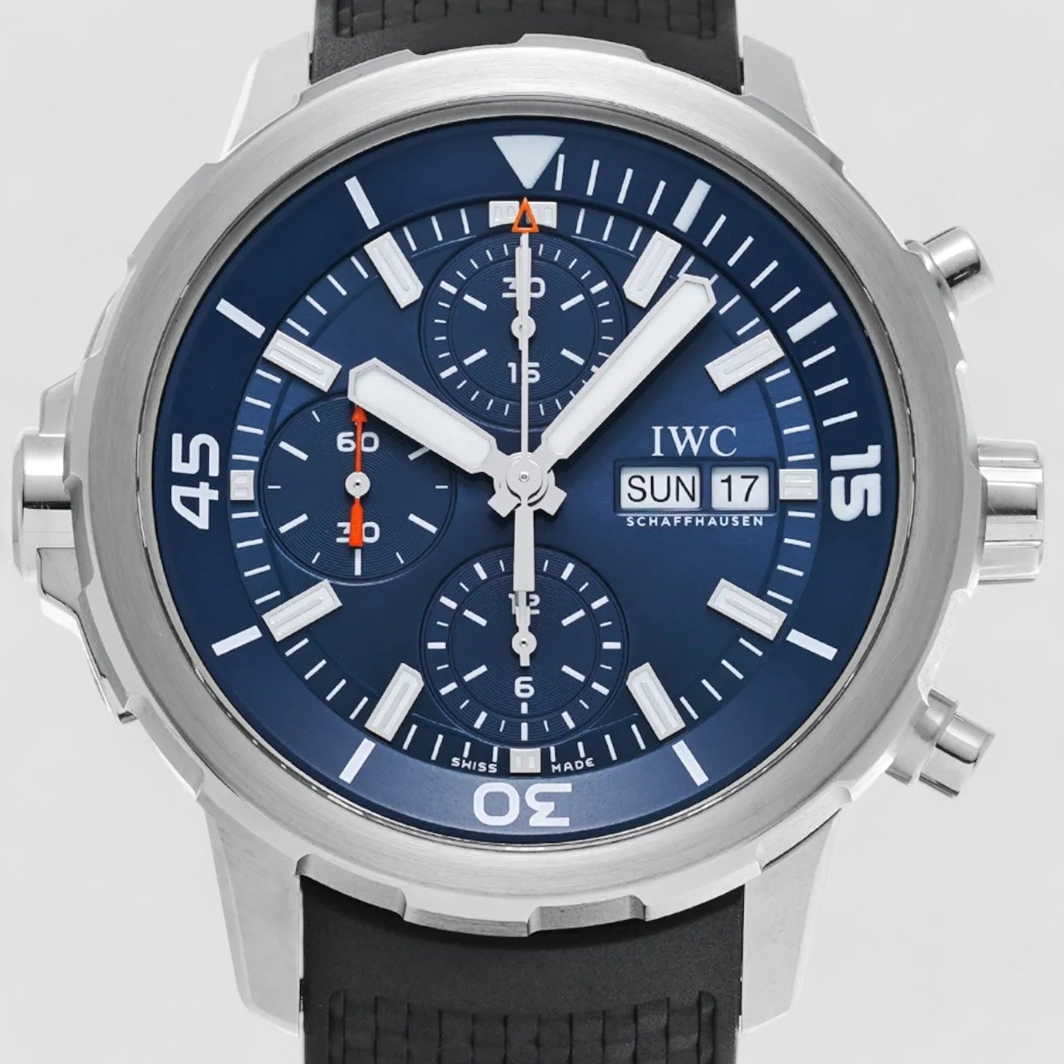 Aquatimer Chronograph SS / Rubber Blue Dial