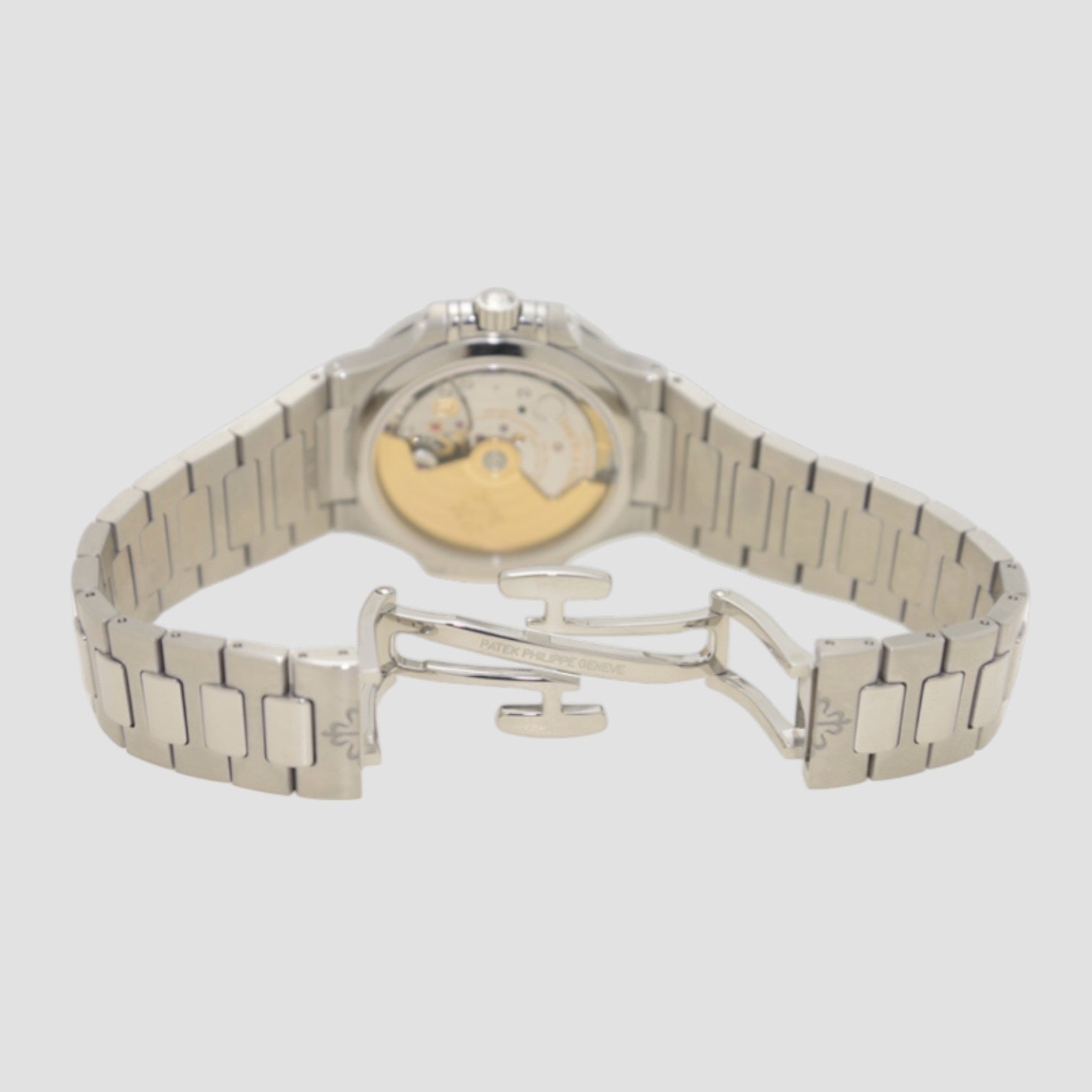 Nautilus Blue Wave Motif Dial & Diamond Bezel Women's Watch