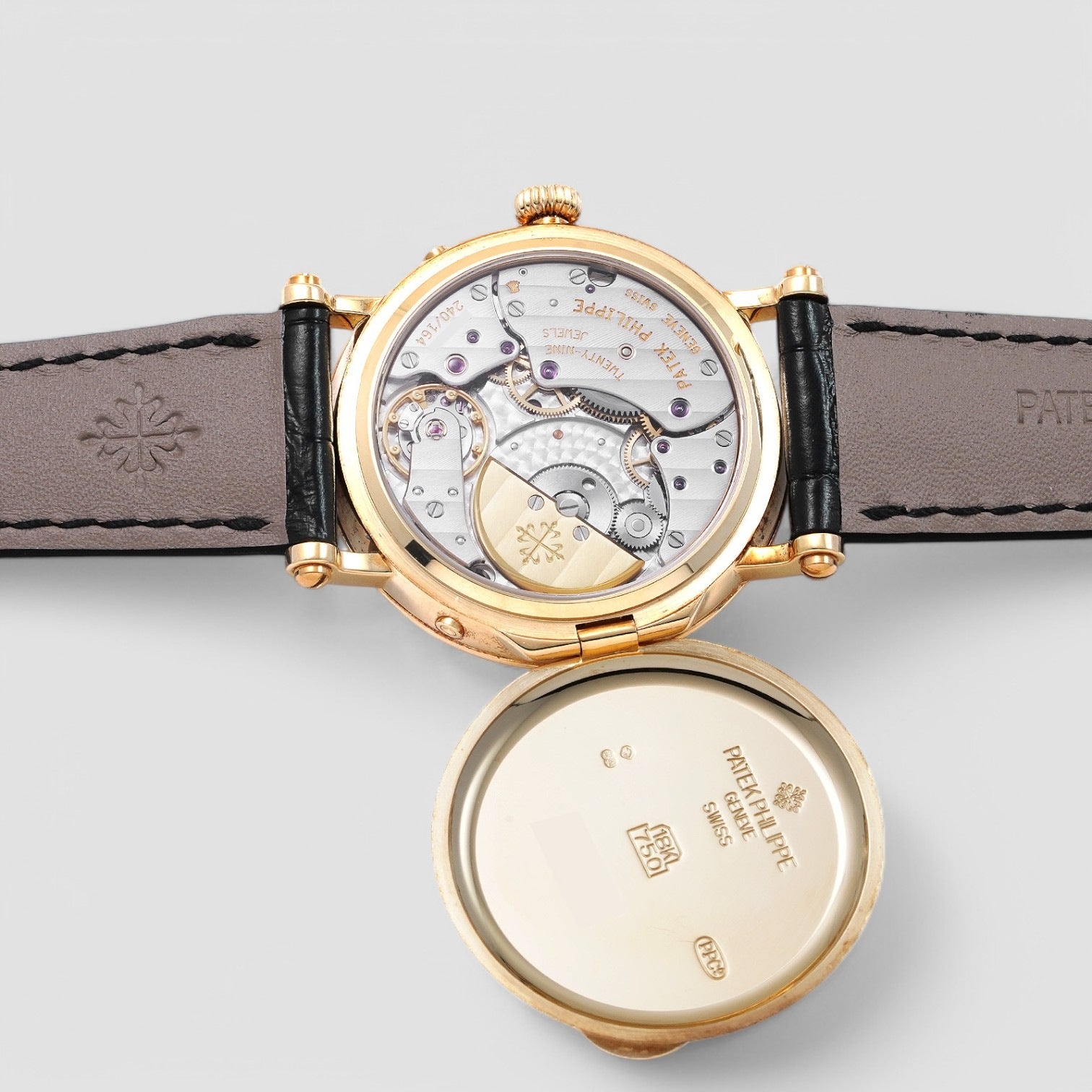 Calatrava Chronograph White Dial Men's Watch