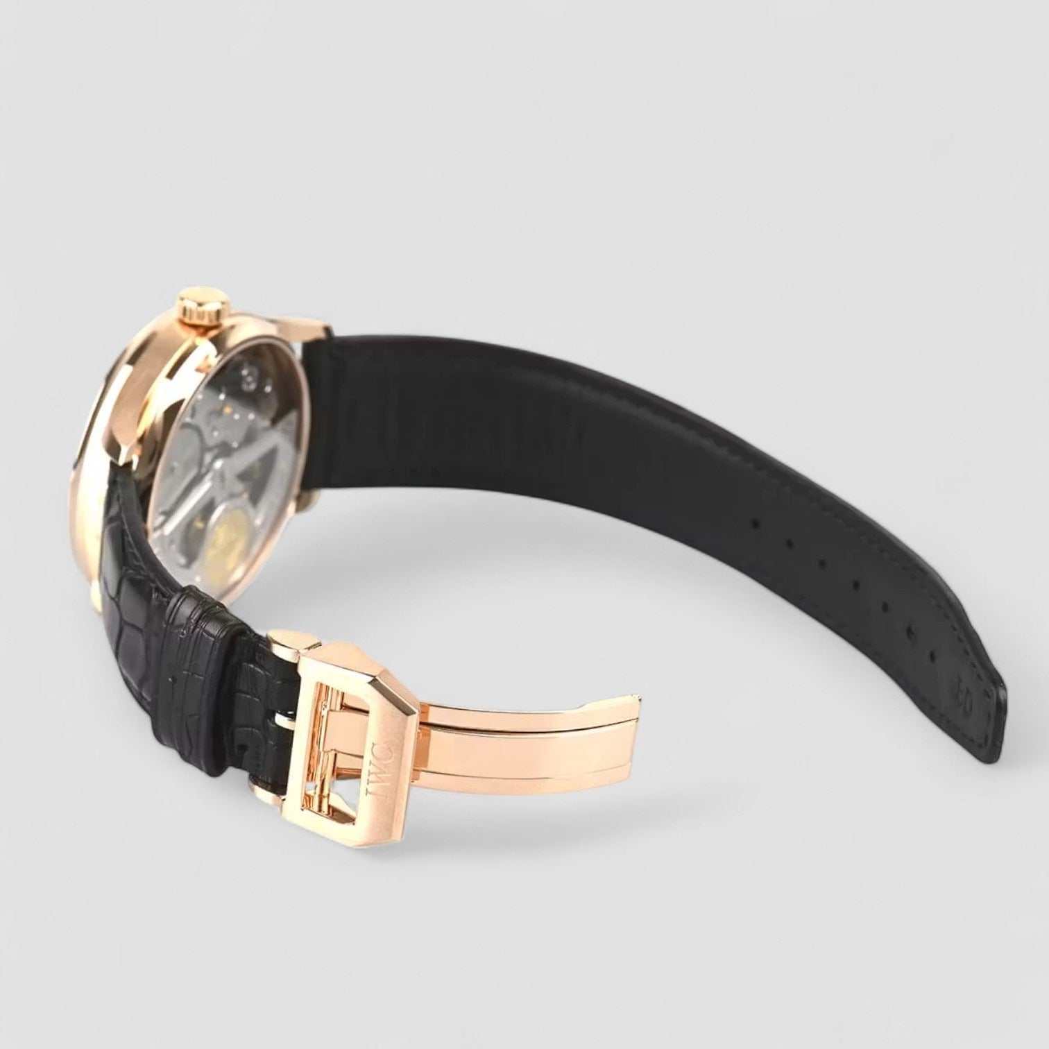 Portuguese 7 Day Automatic 18K Rose Gold Black Dial Boutique Edition