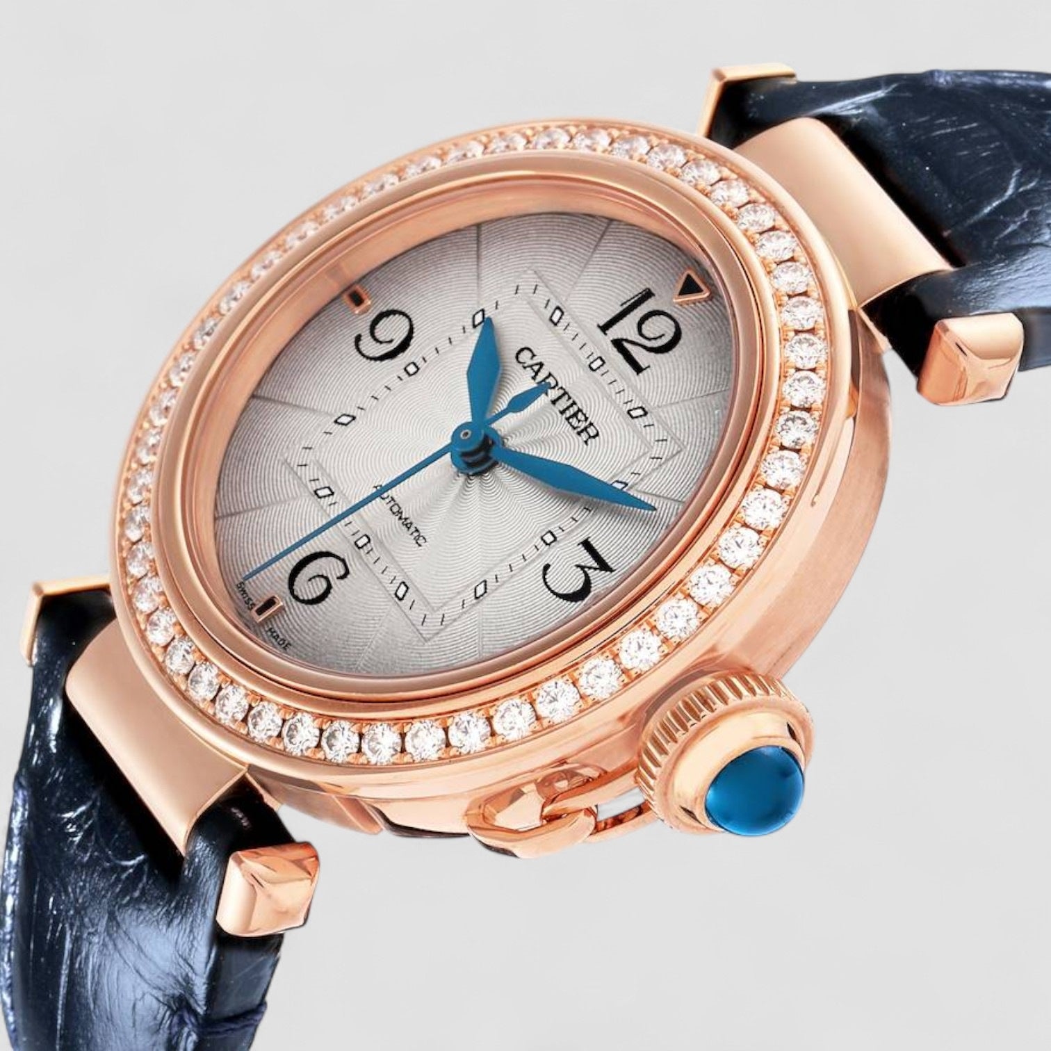 Pasha 35mm Rose Gold Diamond Ladies Watch