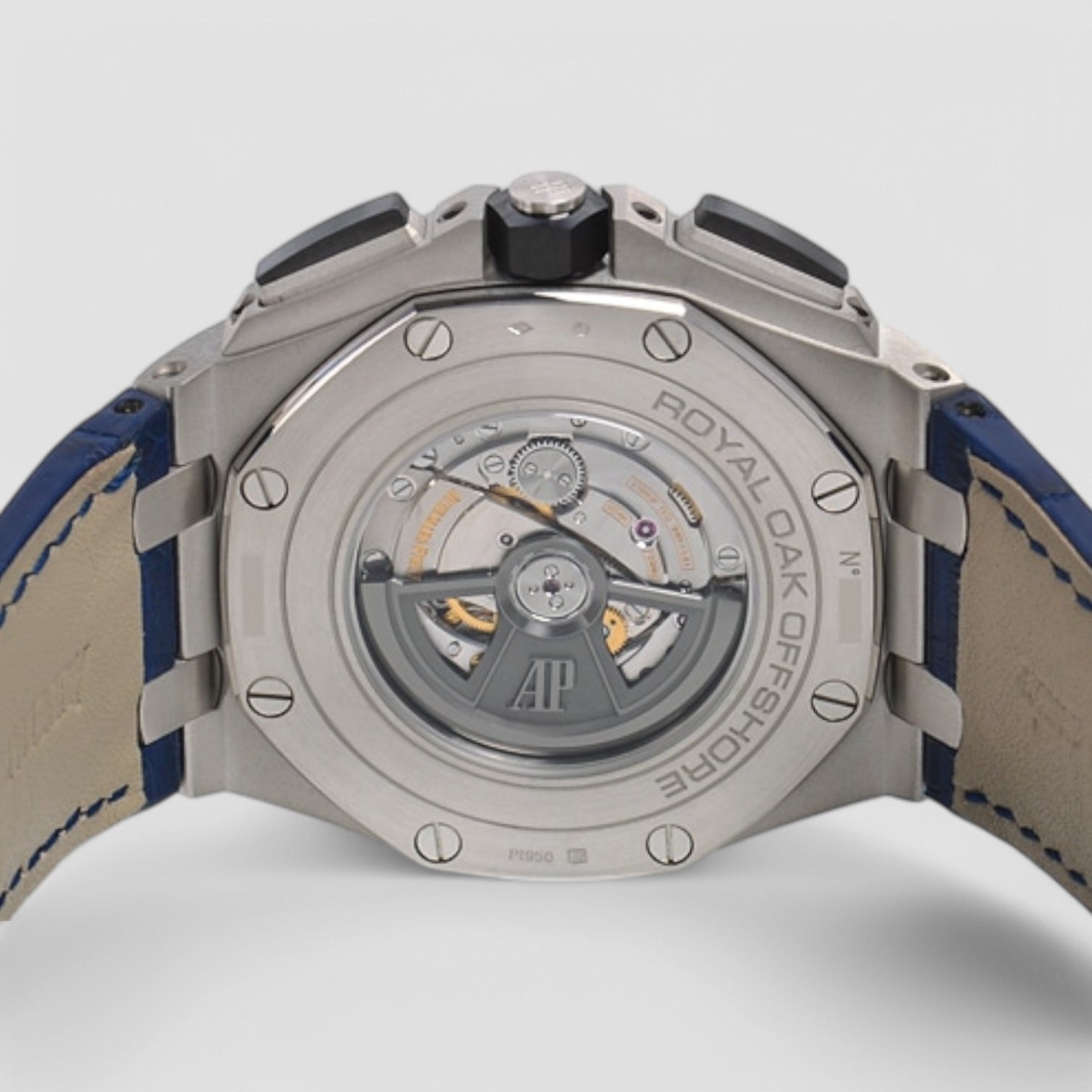 Royal Oak Offshore Blue Alligator Leather Men's Watch