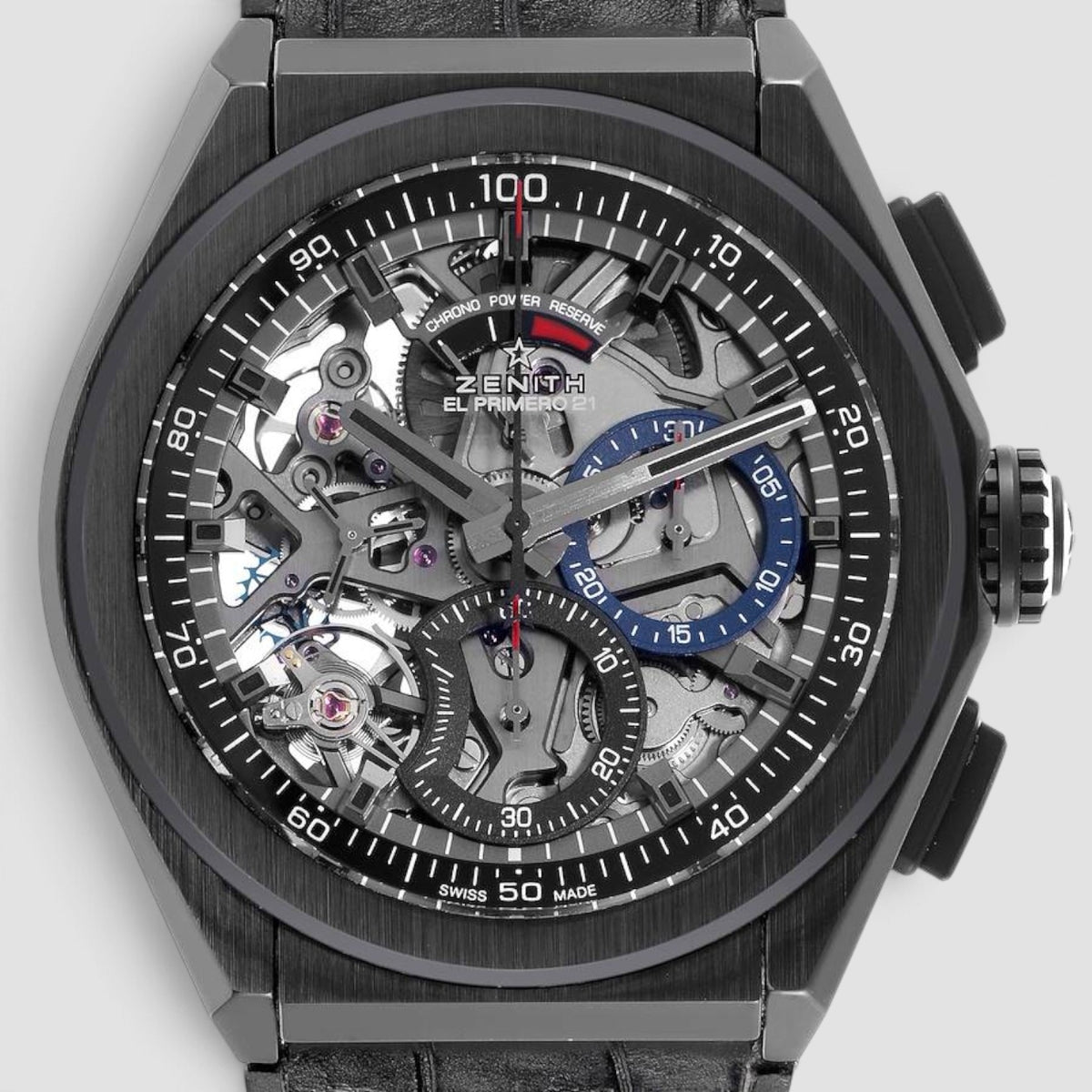Defy El Primero 21 Ceramic Skeleton Chronograph
