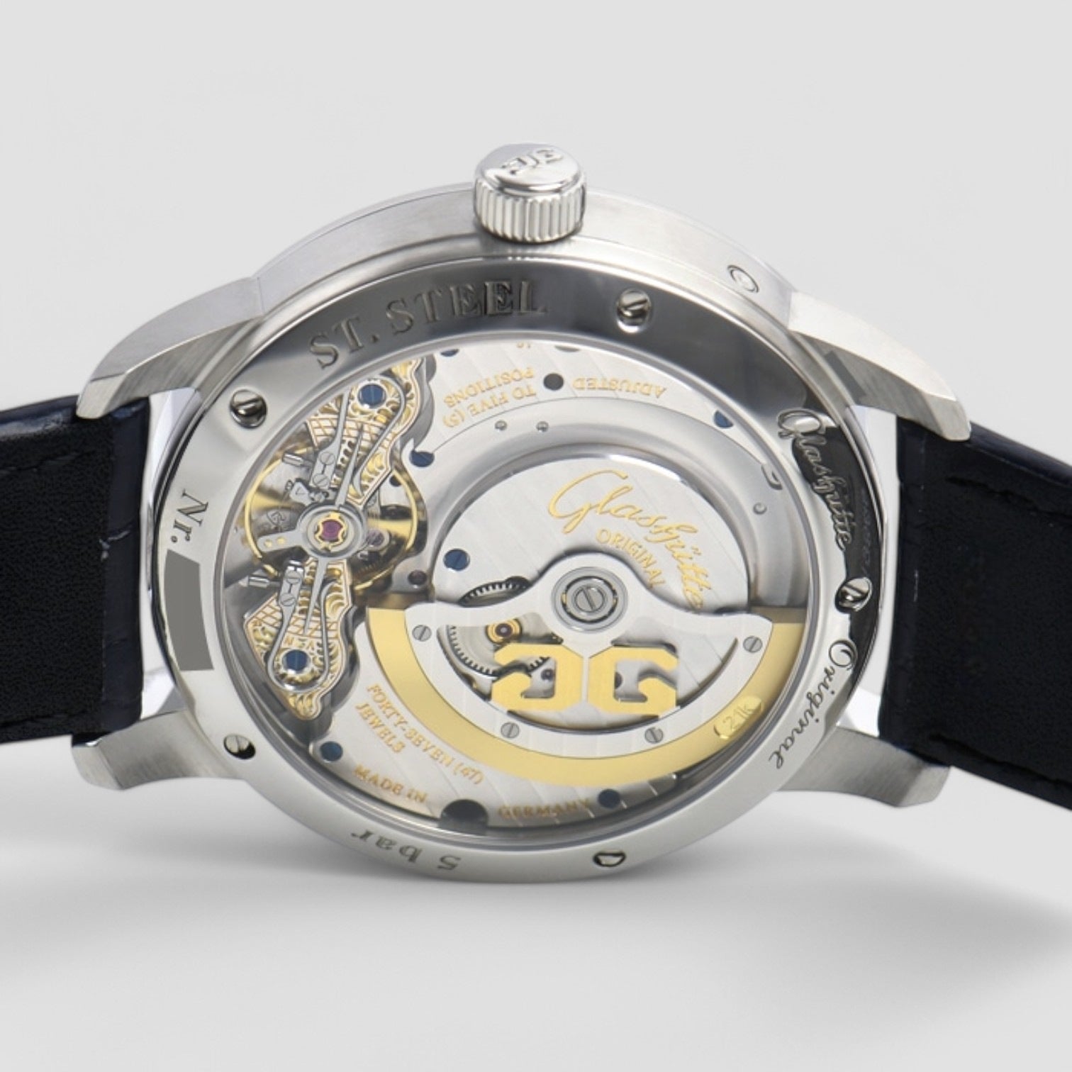 PanoMaticLunar Automatic Blue Dial Men's Watch