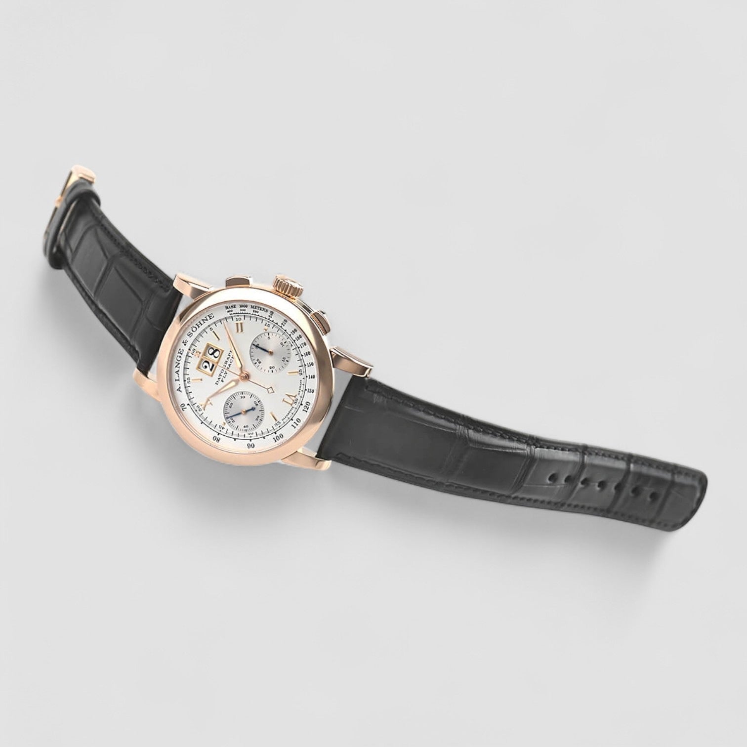 Datograph Flyback 18K Rose Gold Engravers Letter
