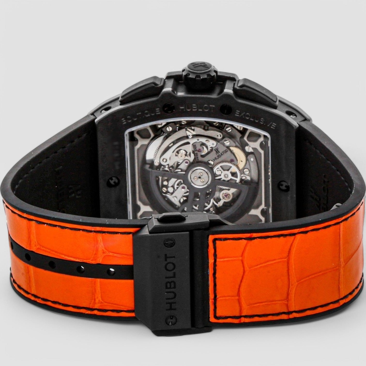 Spirit Of Big Bang All Black Orange 45mm Men's Watch