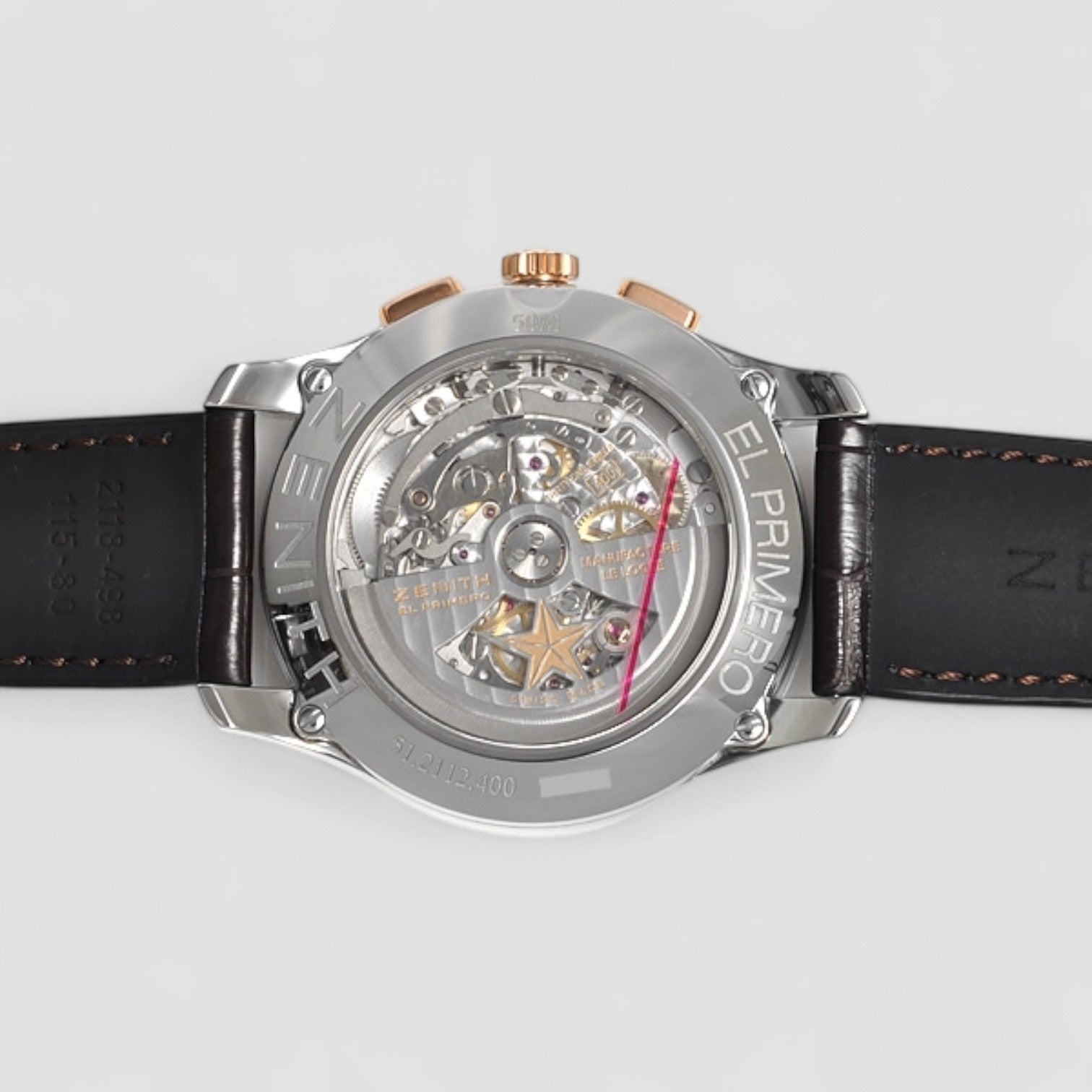 Captain Chronograph SS / Rose Gold Silver Dial