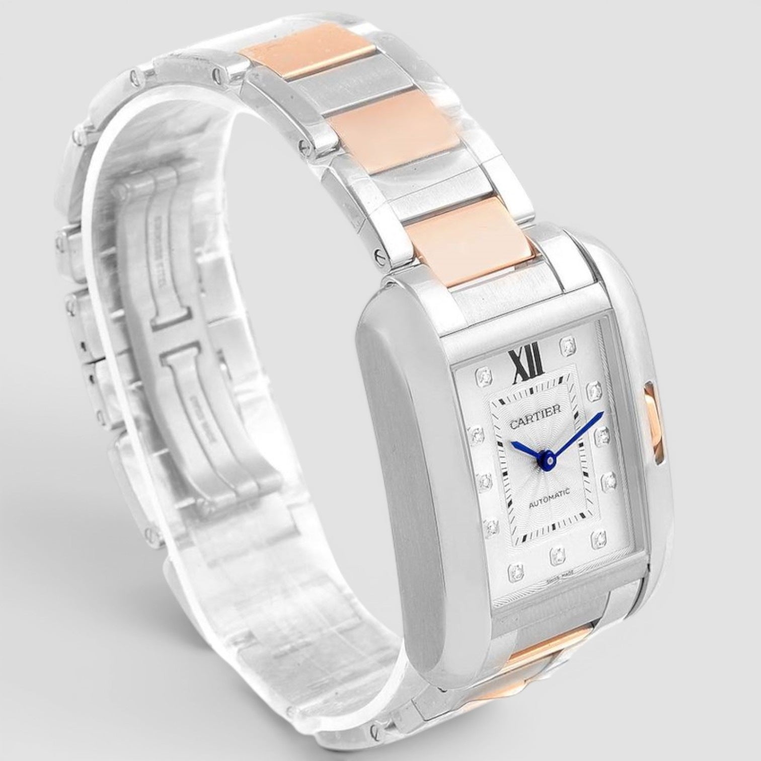 Tank Anglaise – Steel & Rose Gold