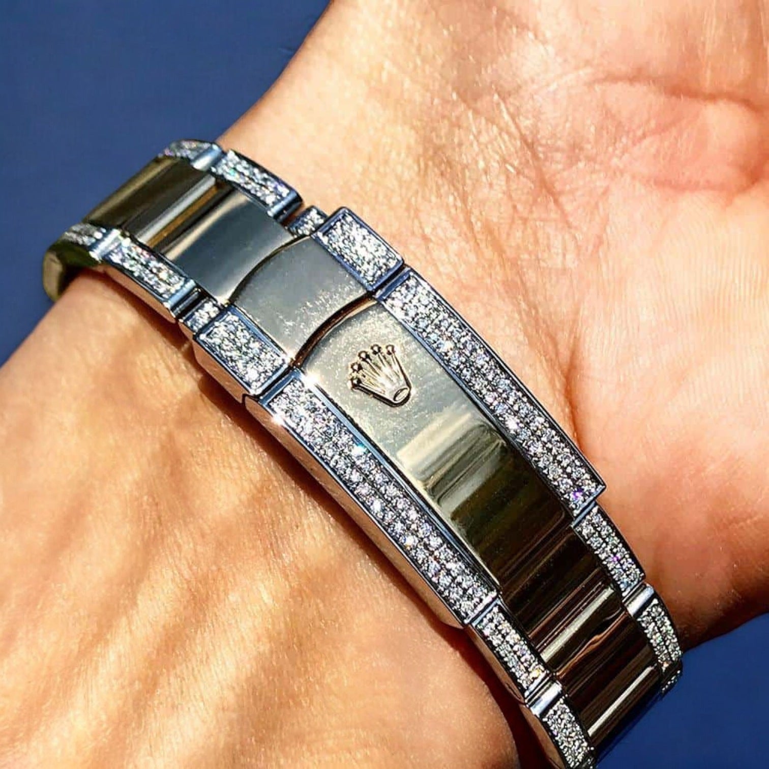 Datejust 41 – Oyster – Black Index Dial – Custom Diamond-Set - Iced out
