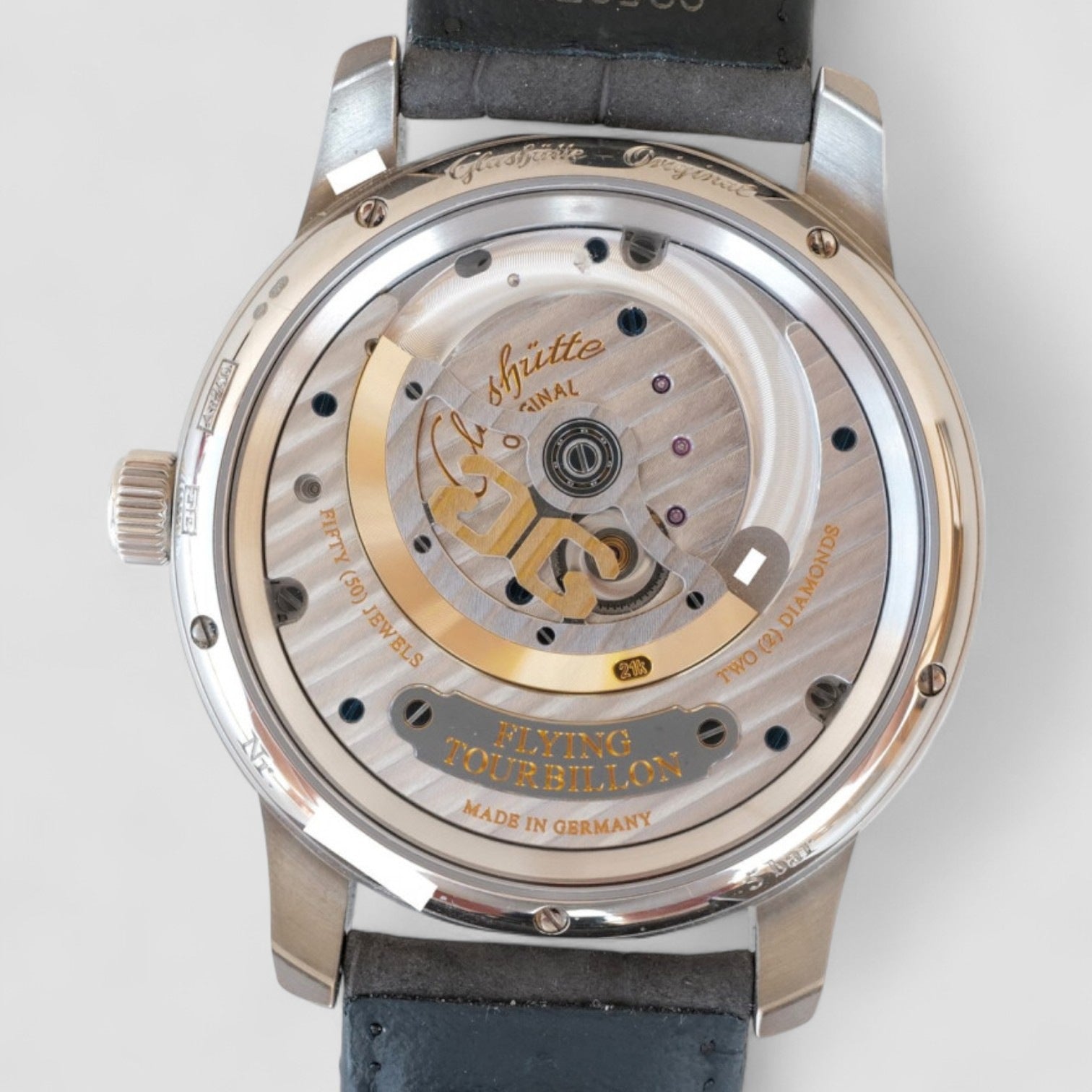 Senator Tourbillon 18K White Gold