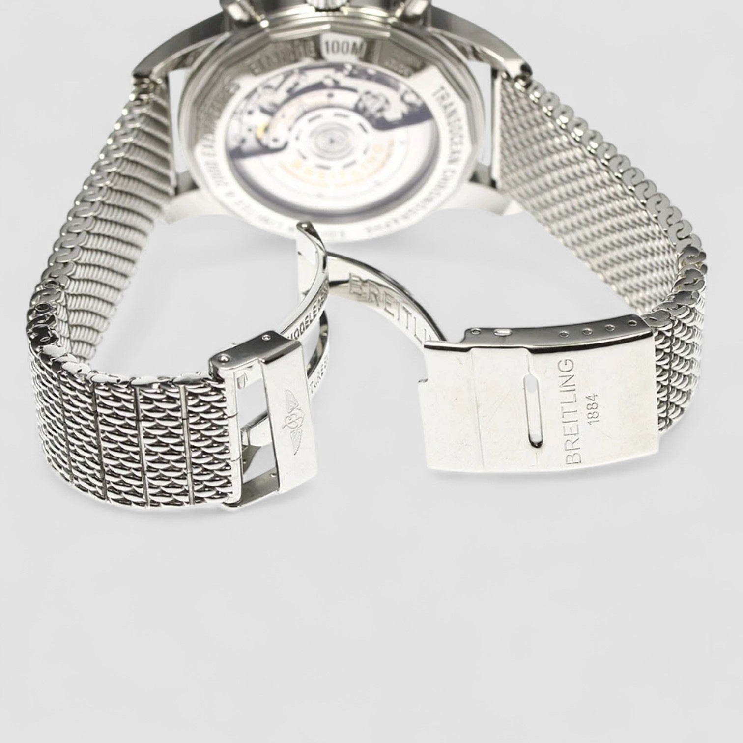 Transocean Chronograph Silver Dial Automatic Men's Watch