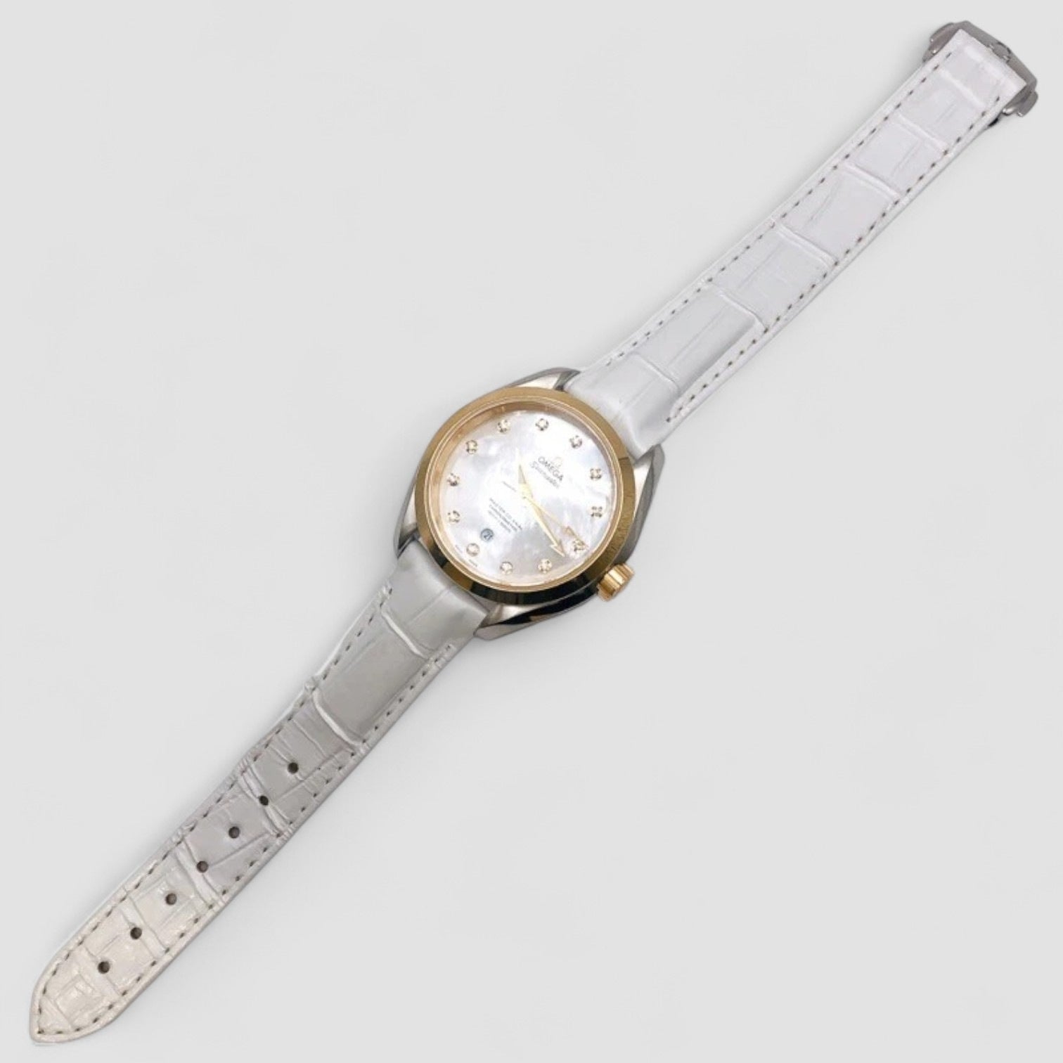 Seamaster Aqua Terra Mother of Pearl Dial Ladies Watch
