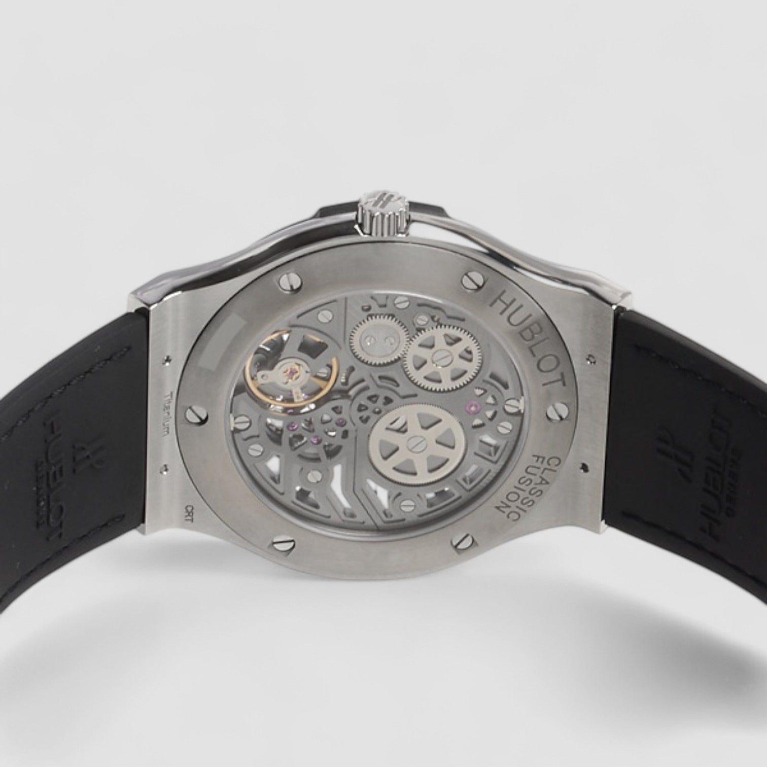 Classic Fusion Classico Skeleton Index Titanium & Leather 45mm