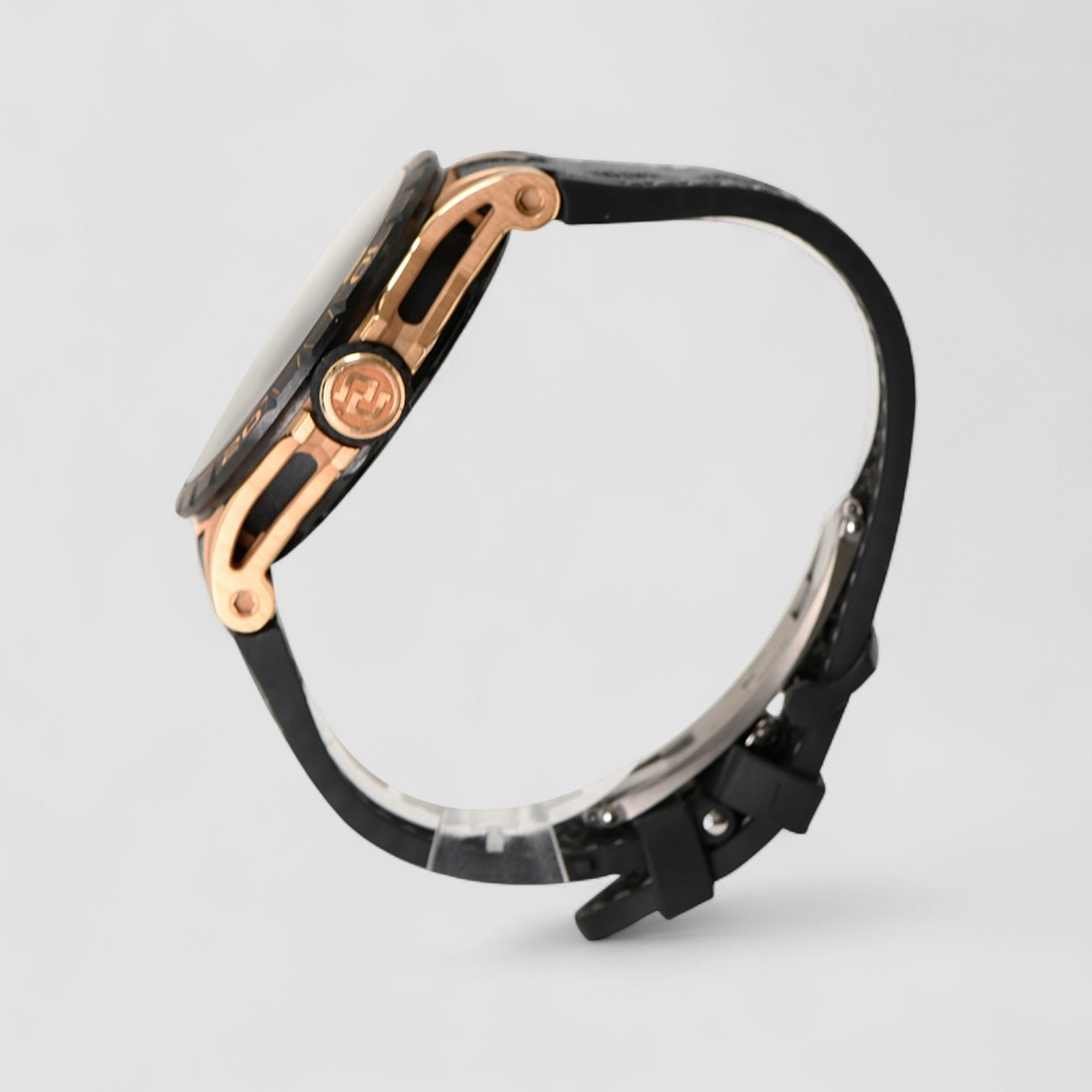 Excalibur Spider Black DLC Titanium Bezel Rose Gold 45mm