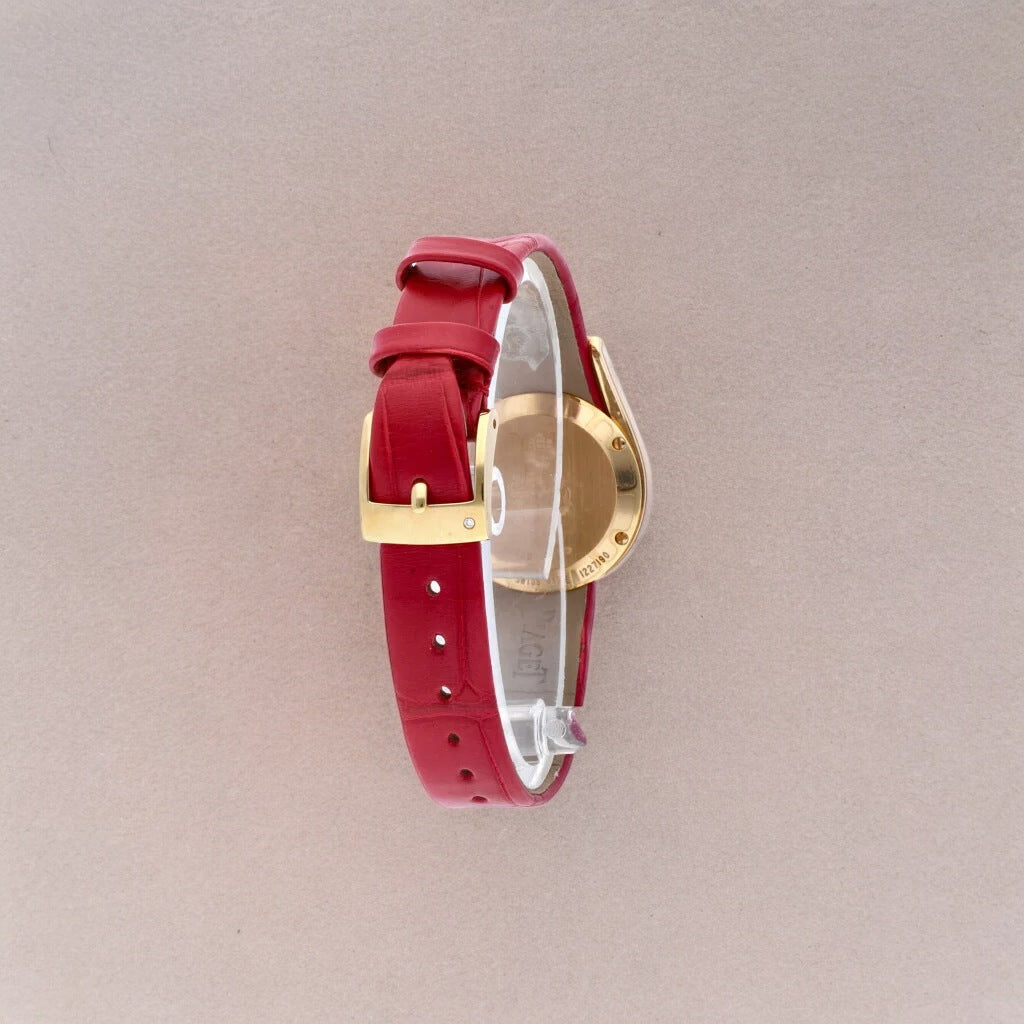 Limelight Silver Dial Diamond Satin Strap