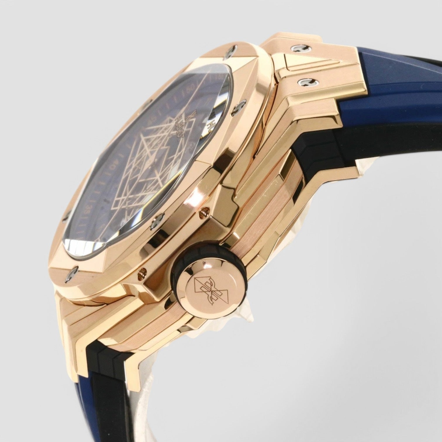 Big Bang Sang Bleu II Blue King Gold Unico 45mm Watch