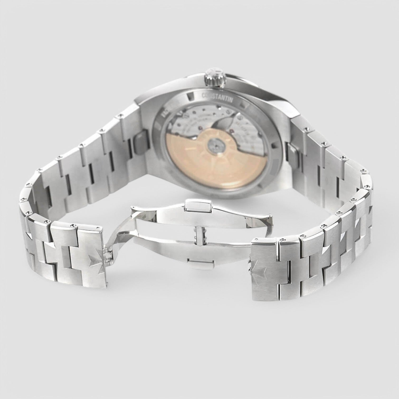 Overseas Self-Winding Steel 41mm Black Dial