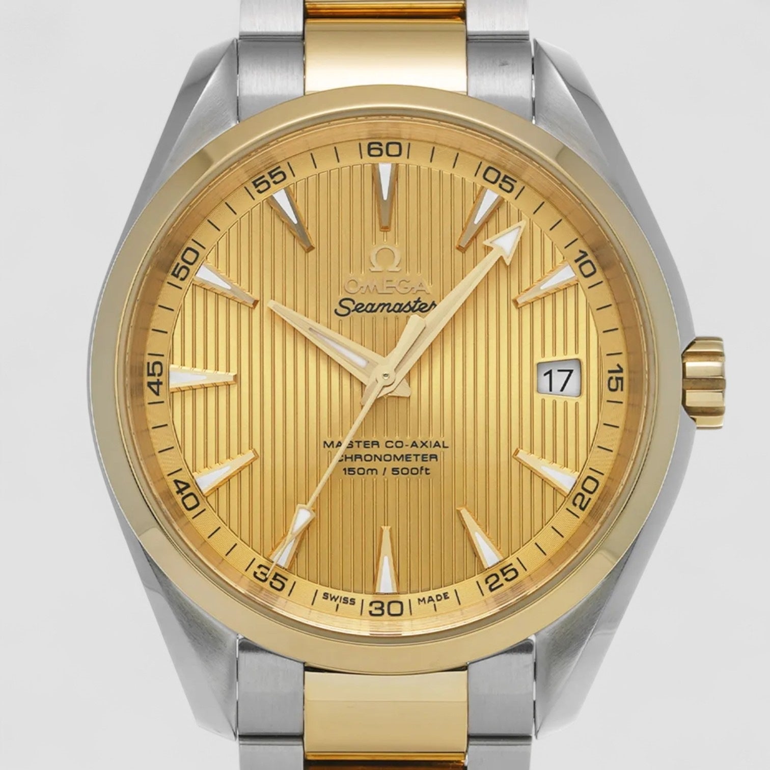 Seamaster Aqua Terra Steel Yellow Gold Watch