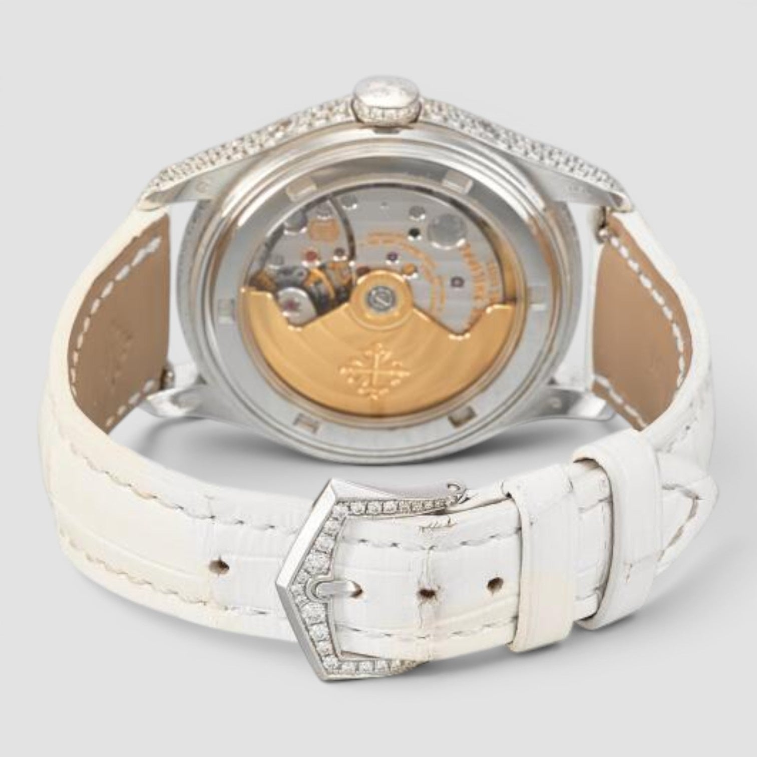 Annual Calendar Moon Phase Diamond Bezel