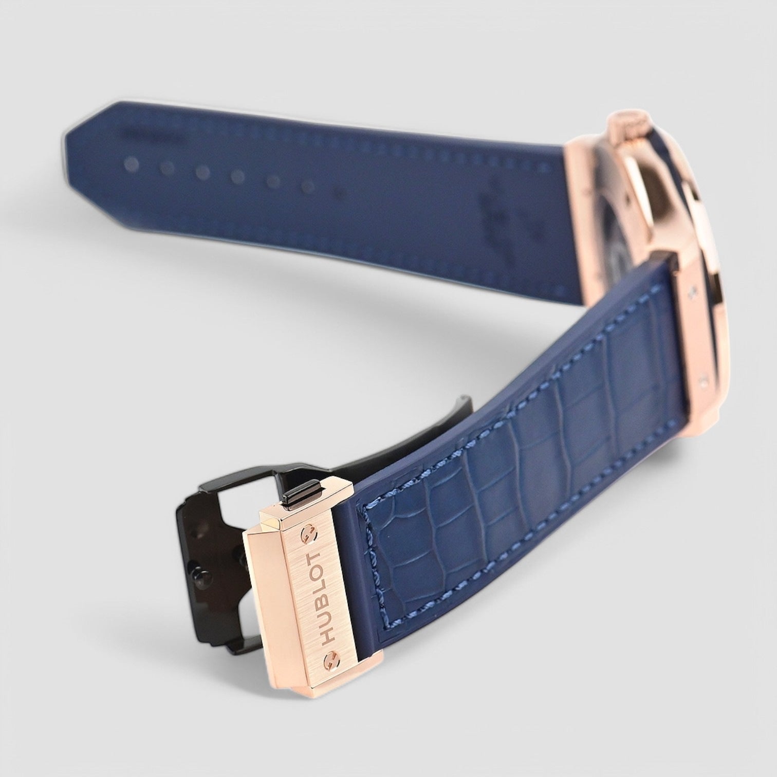 Classic Fusion Blue Sunray Dial 18kt King Gold Automatic Men's Watch