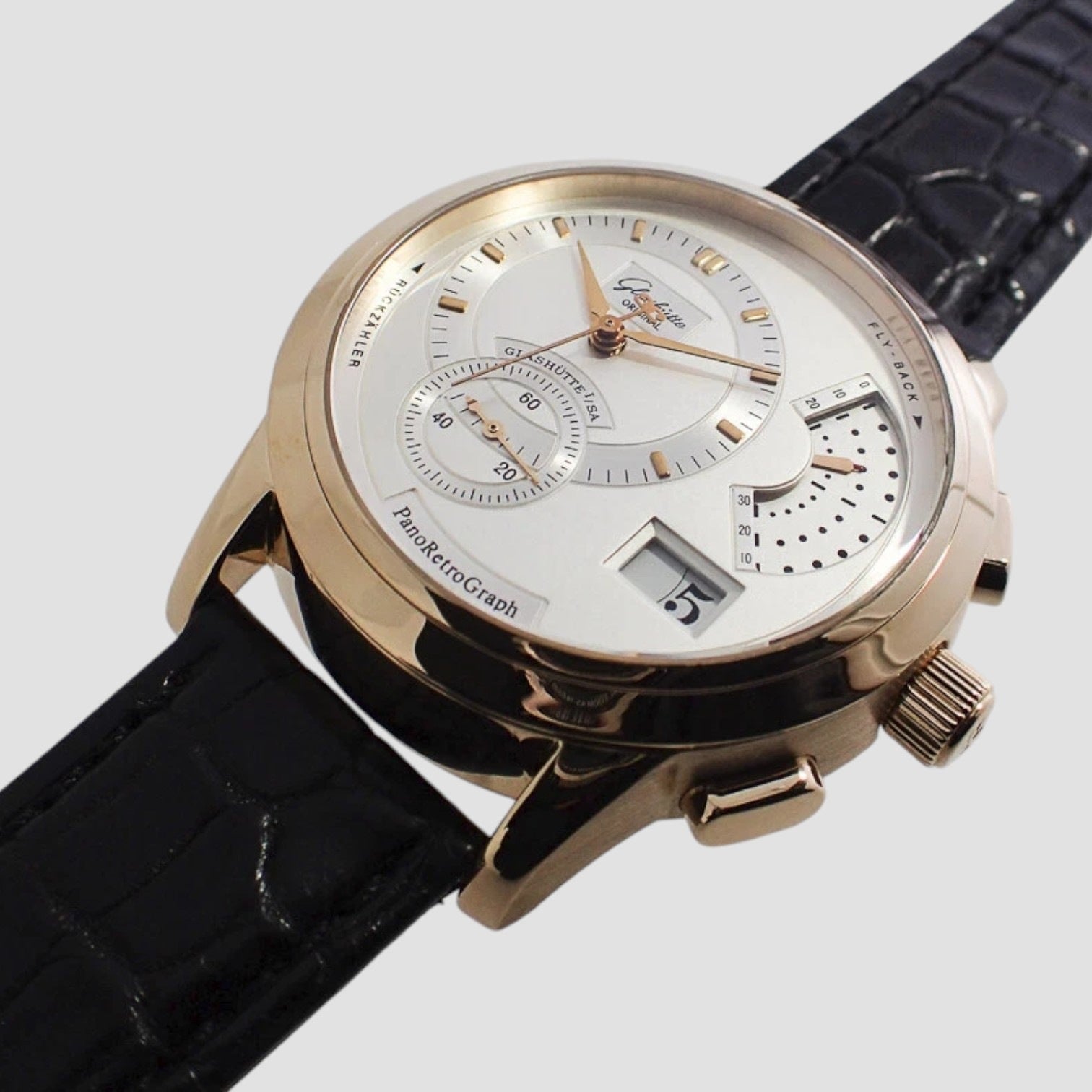 PanoRetroGraph Rose Gold