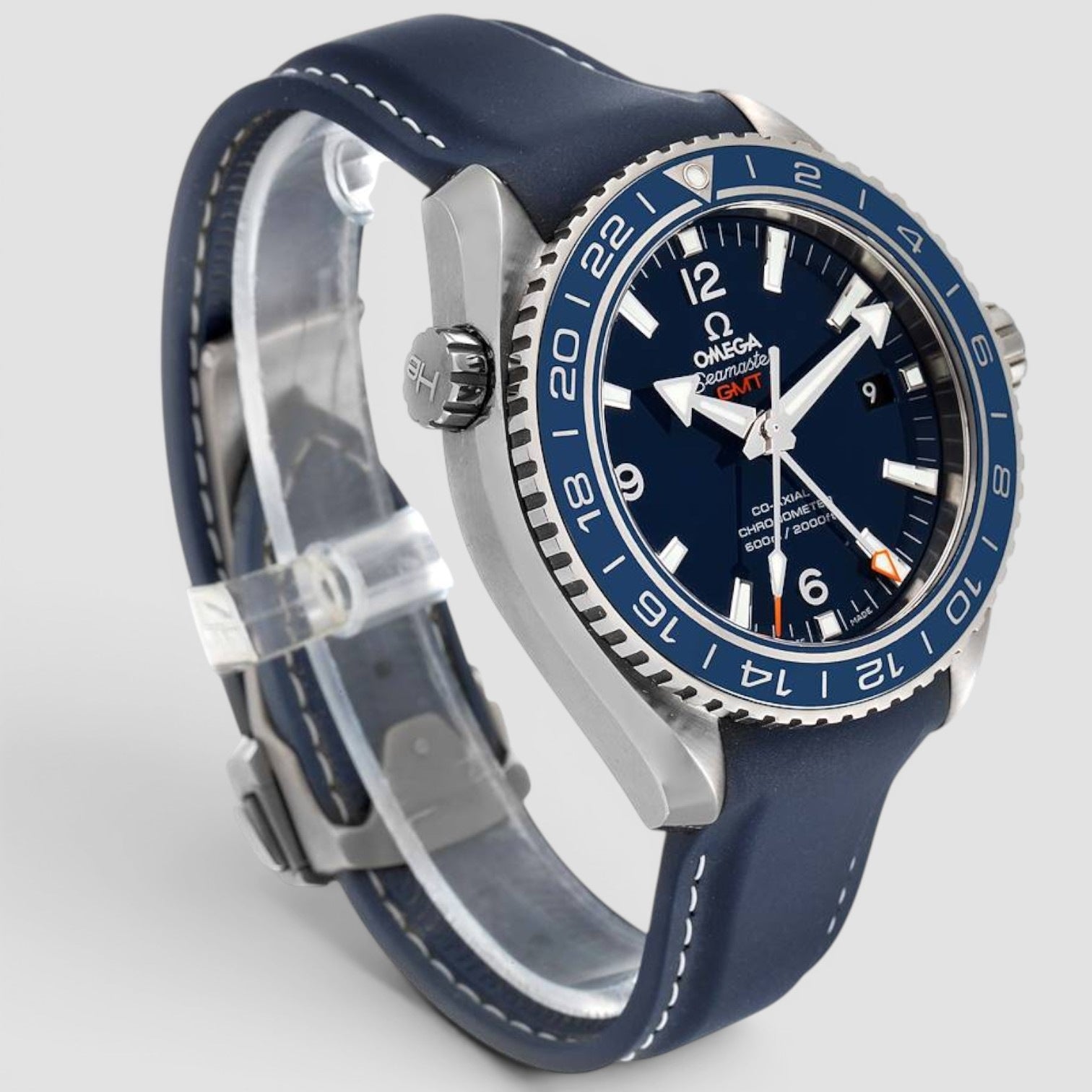 Seamaster Planet Ocean GMT 43.5mm Titanium Blue Dial