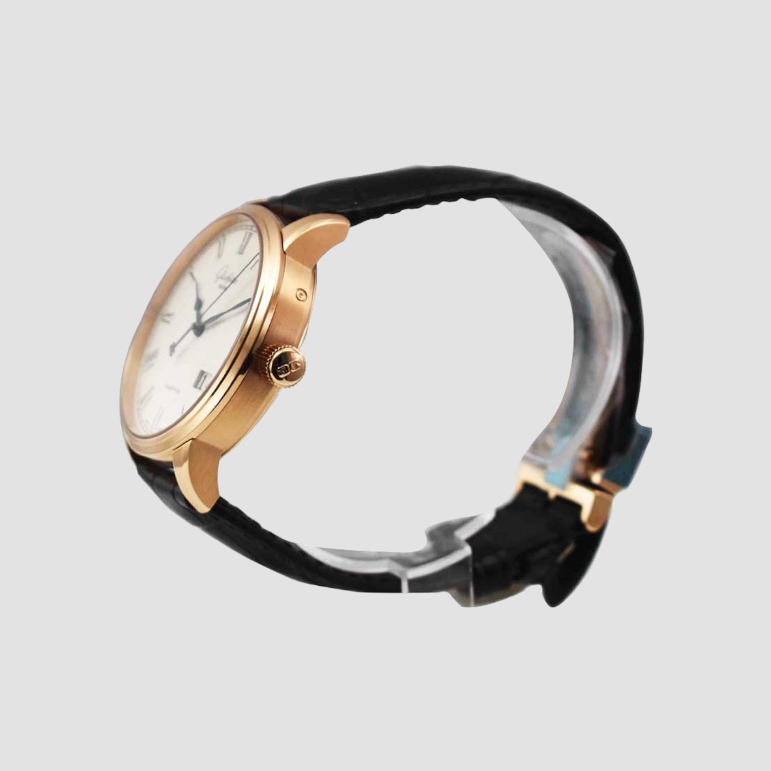 Senator Panorama Date 18K Rose Gold