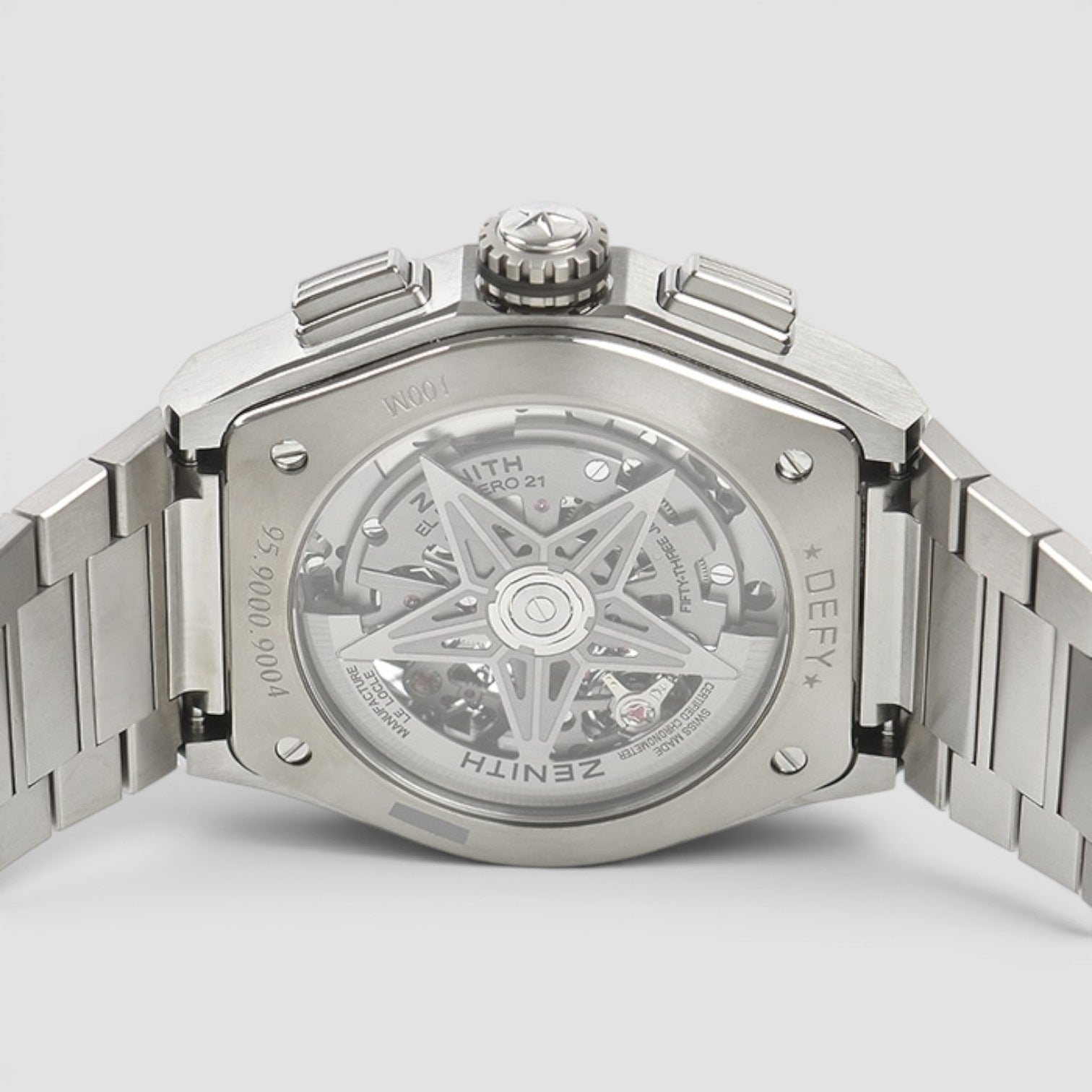 Defy El Primero 21 Chronograph 44mm Titanium Skeleton Dial
