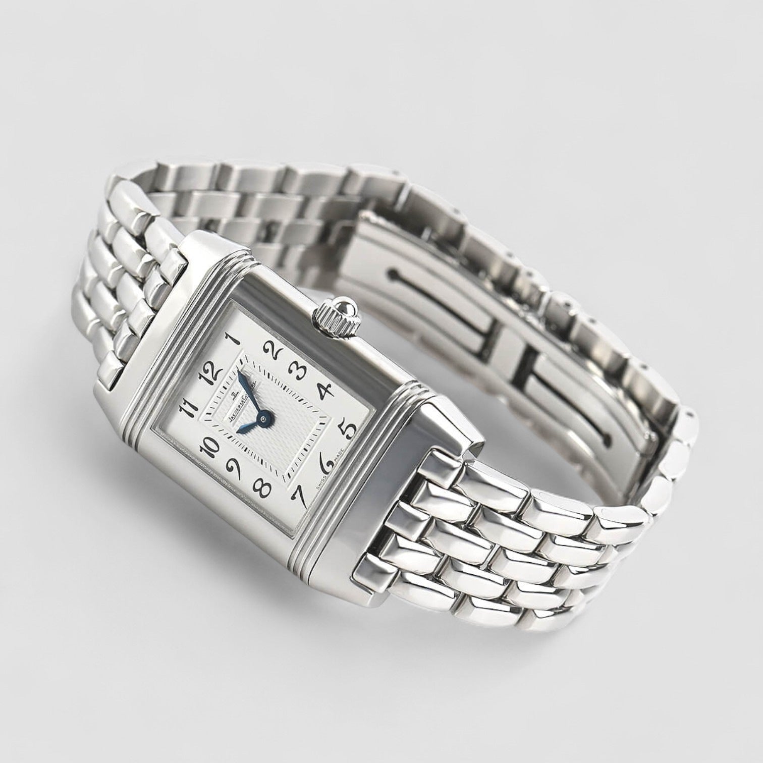 Reverso Duetto Stainless Steel Diamonds