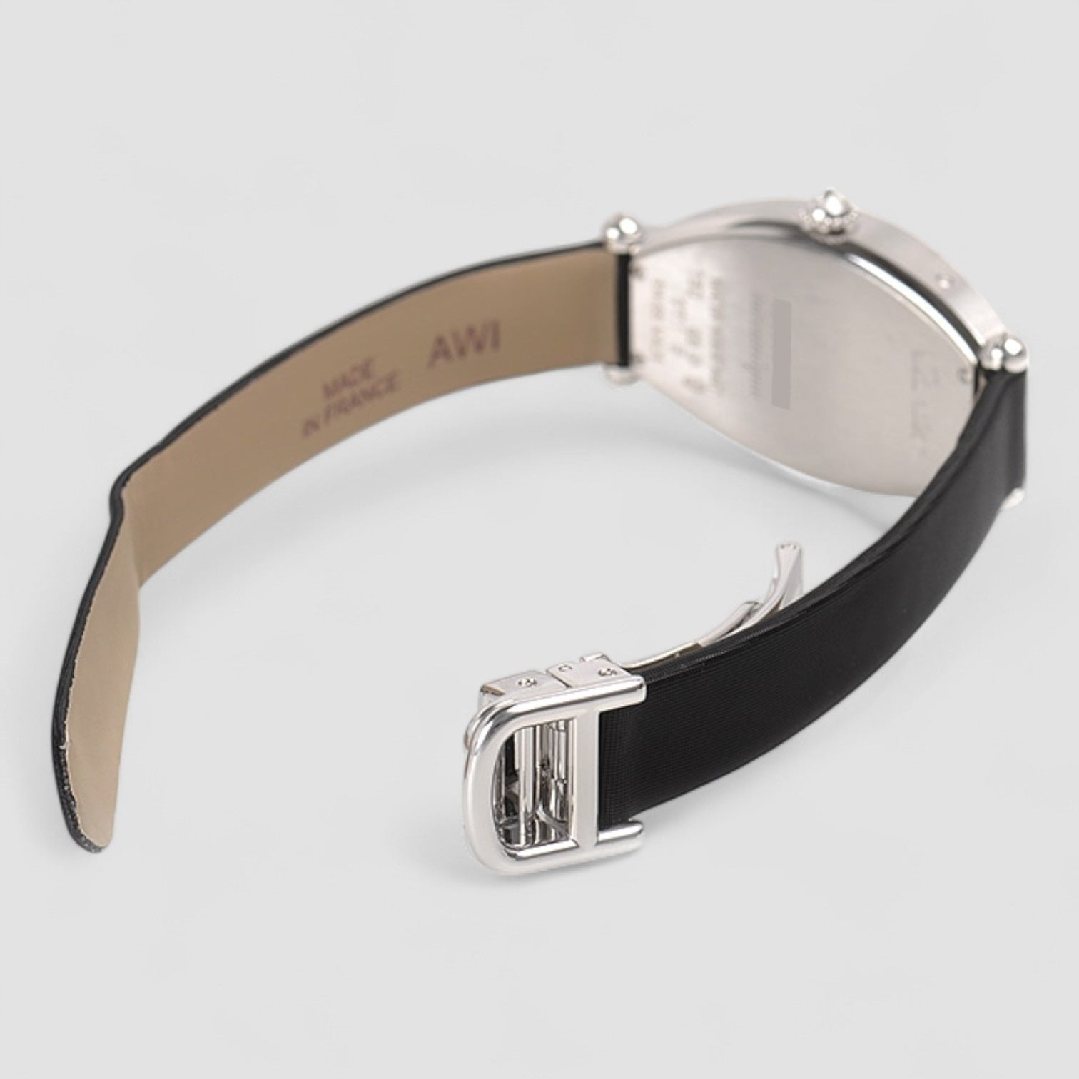 Tonneau White Gold Diamond Ladies Watch