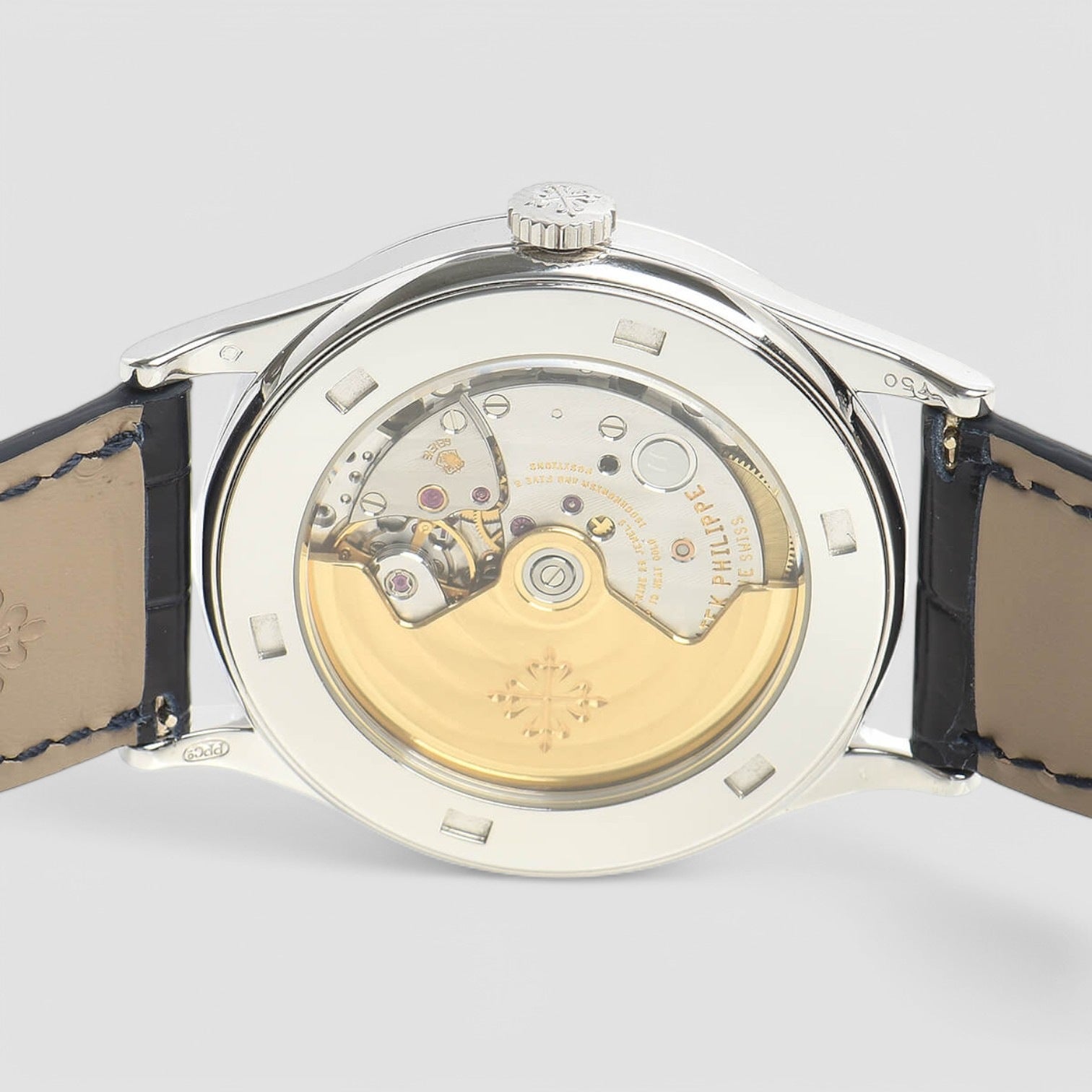 Calatrava 5296G 18K White Gold Sector Dial