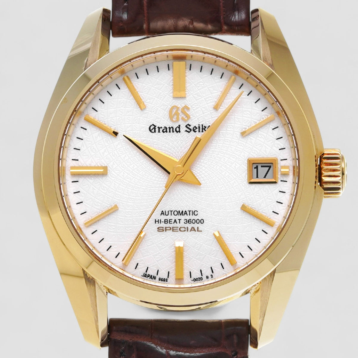 Grand Seiko Hi-Beat 36000 Special Yellow Gold Case SBGH266