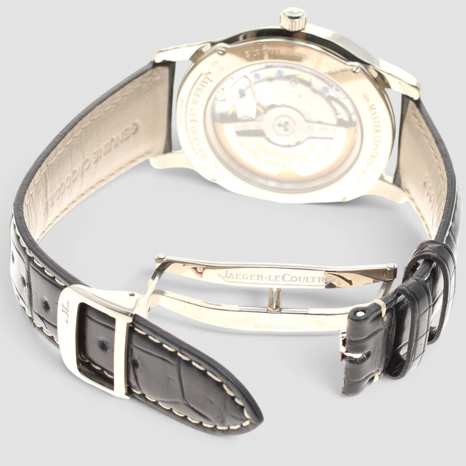 Master Control 18K White Gold Black Dial