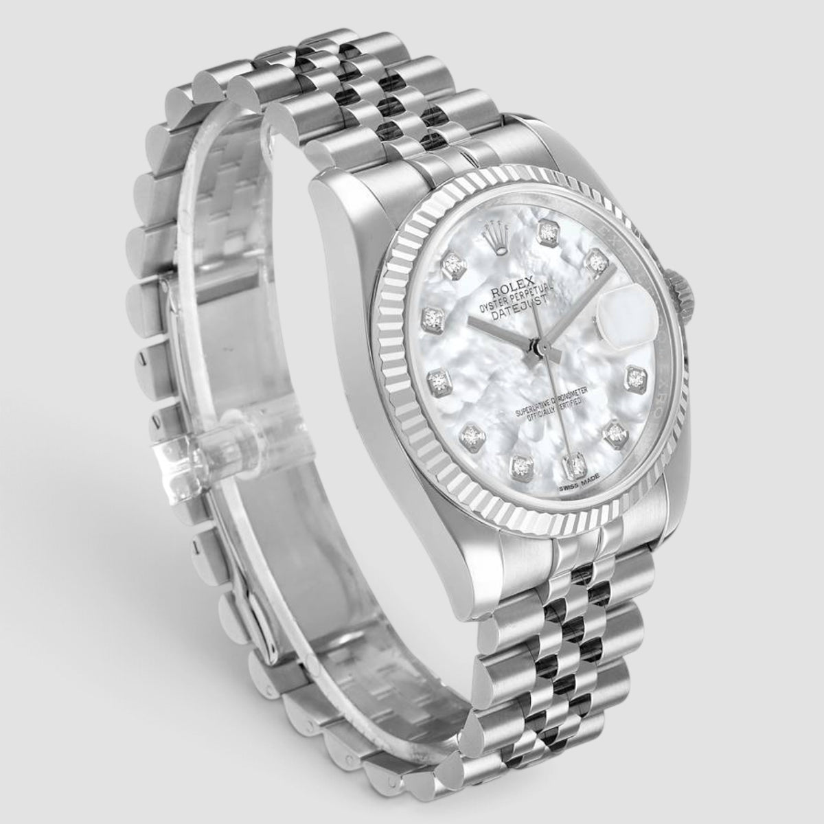 Datejust 36 Mother-of-Pearl Diamond Dial Jubilee