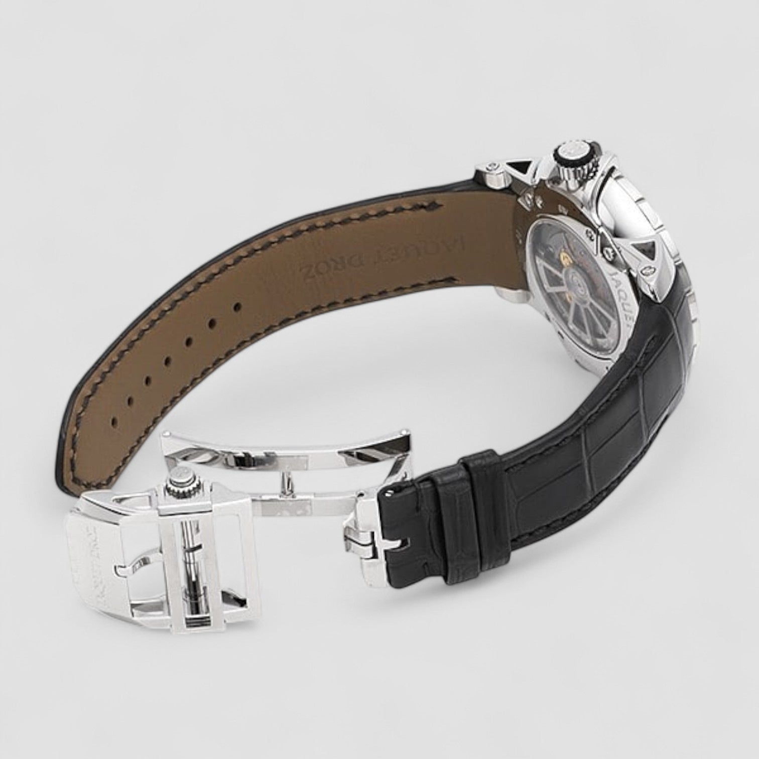 Grande Seconde SW Gray Dial Stainless Steel Men's Watch