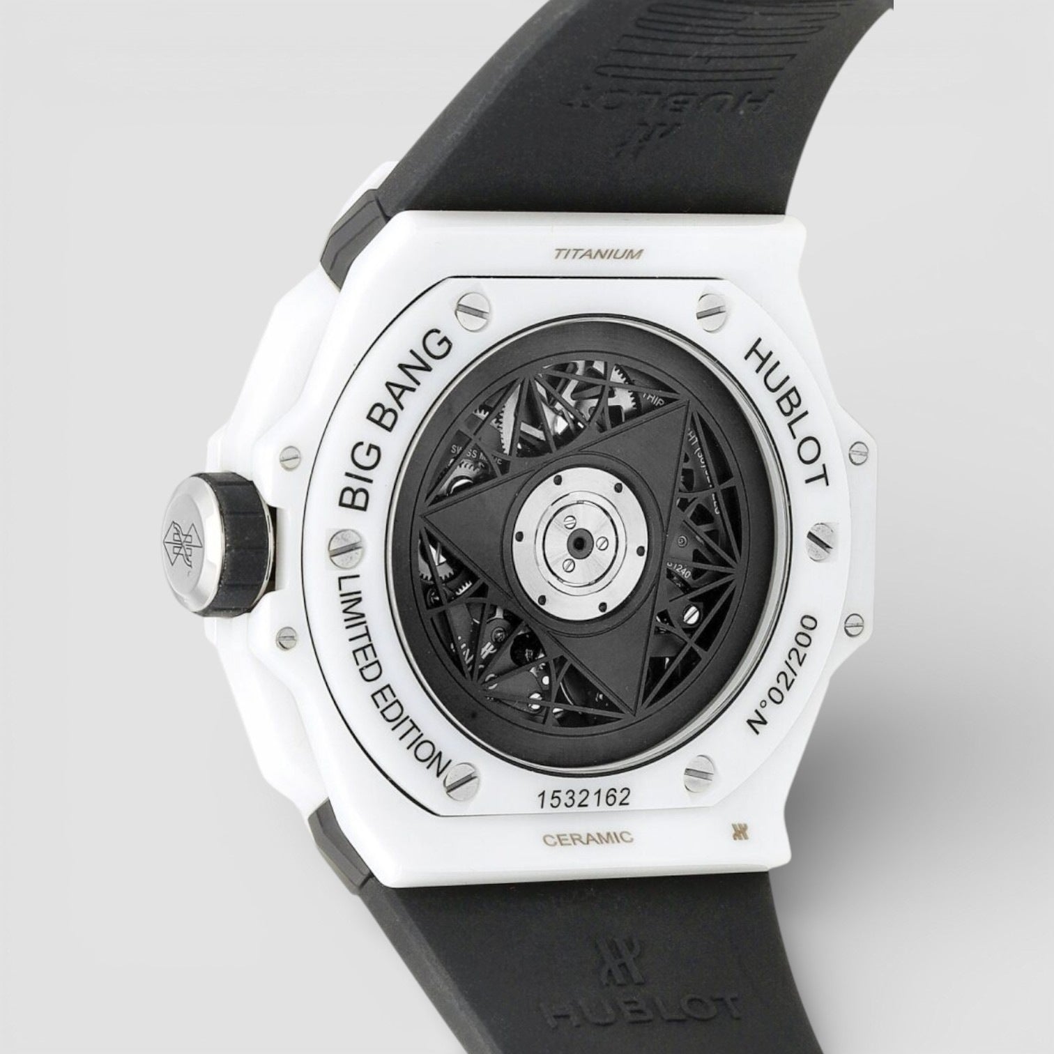 Big Bang Sang Bleu Ii Unico White 45mm
