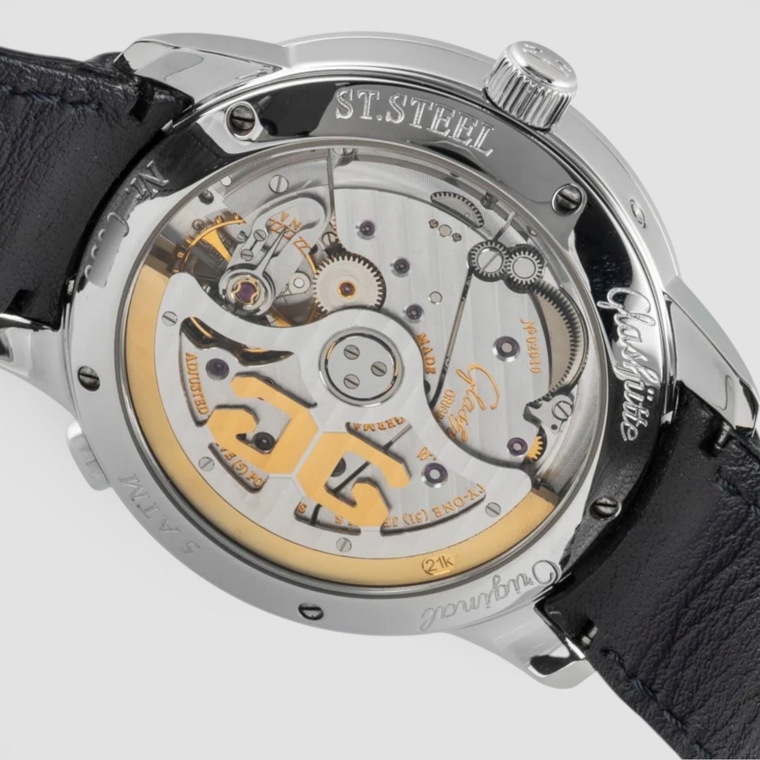 Senator Panorama Date Steel Silver Dial Automatic