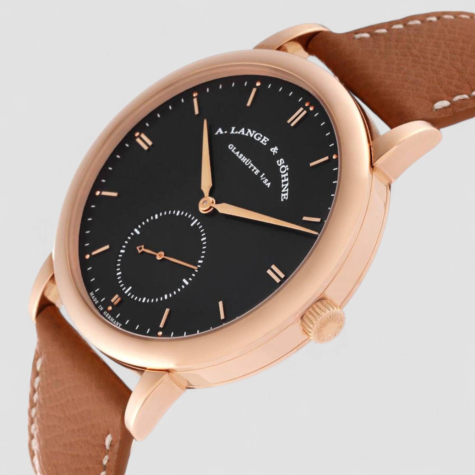 Grand Saxonia Rose Gold Mens Watch