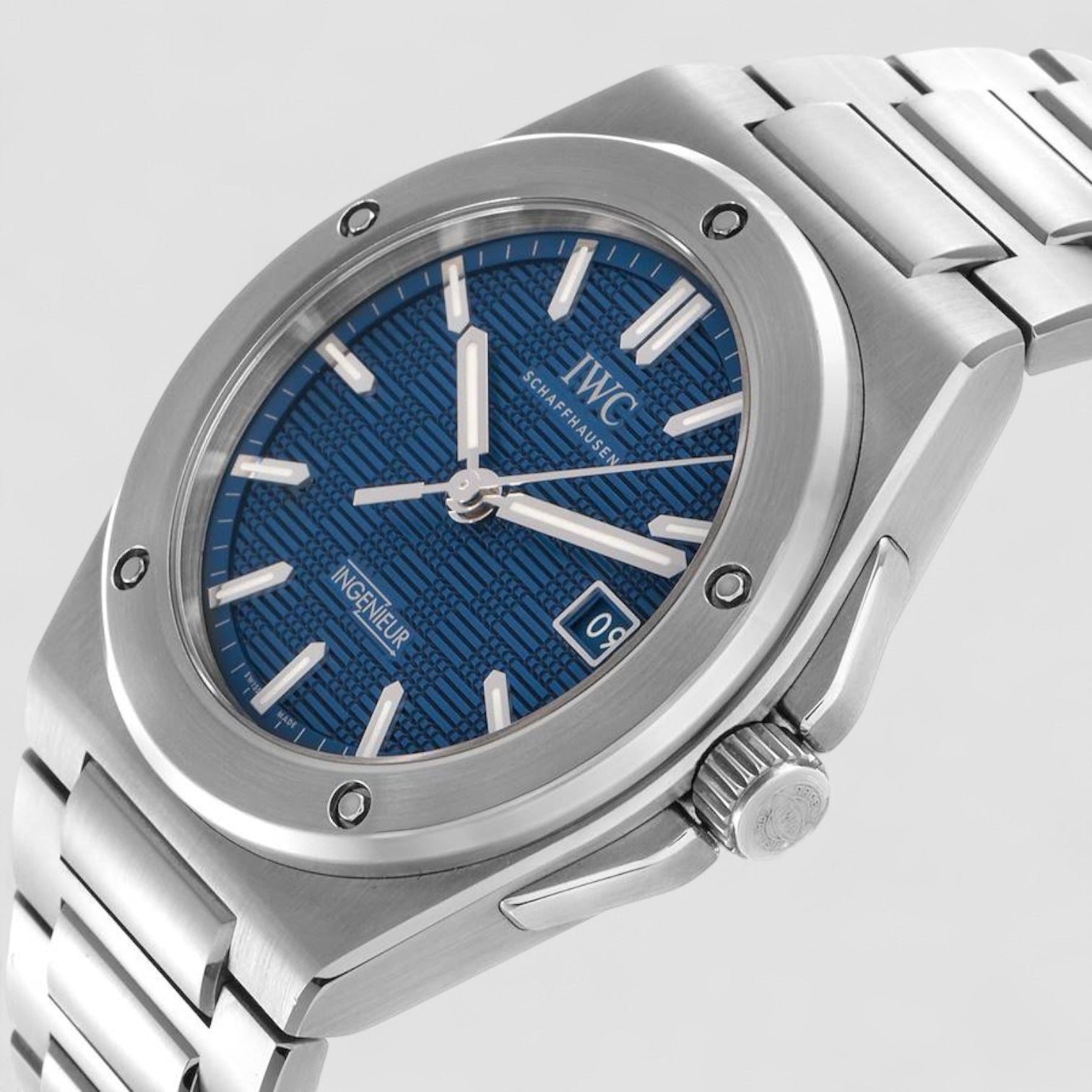 Ingenieur 40 Blue Dial Steel Mens Watch