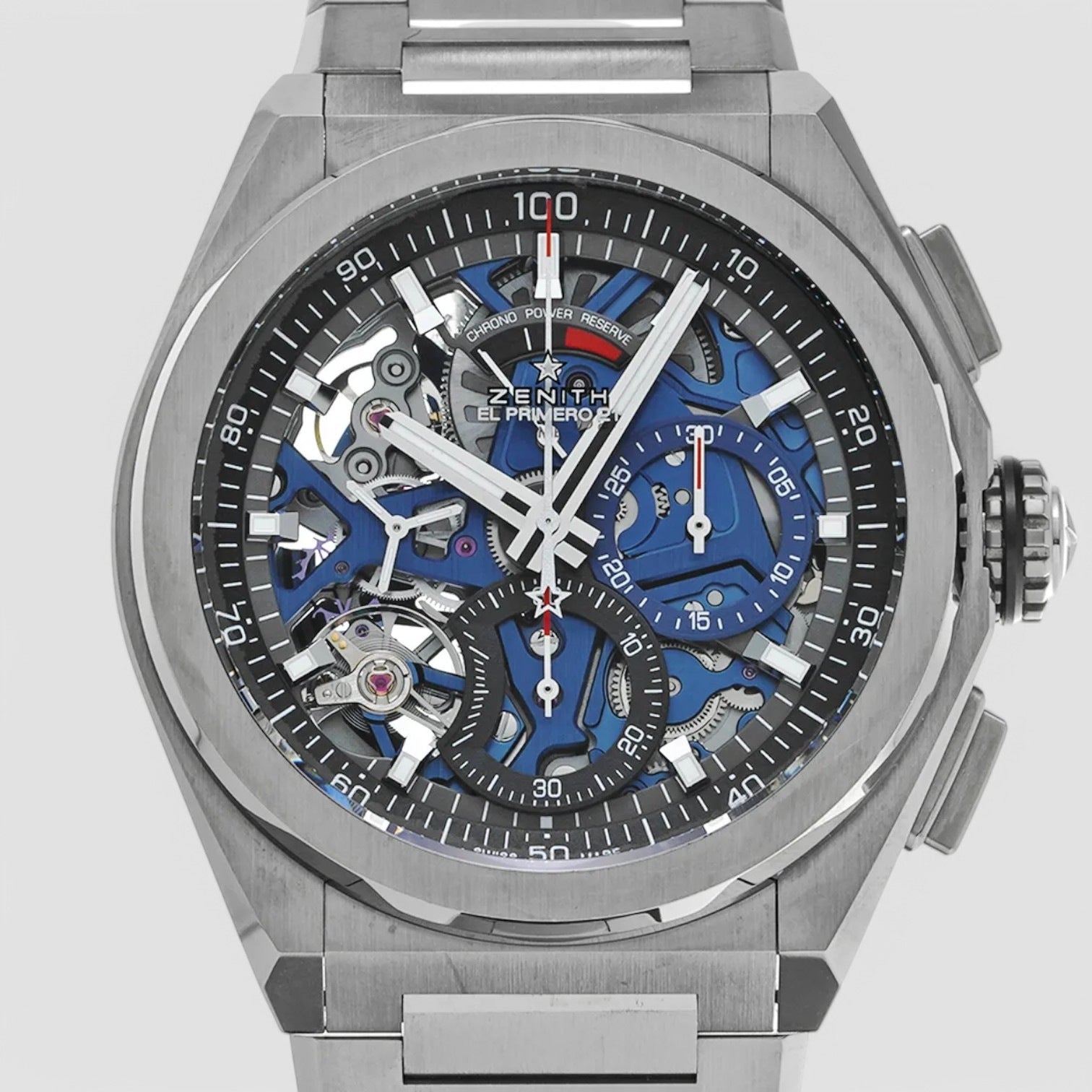 Defy El Primero 21 Titanium Skeleton Dial & Bracelet