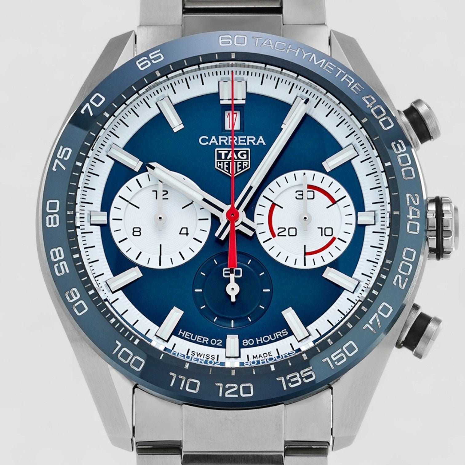 Carrera Chronograph Automatic Blue Dial Men's Watch