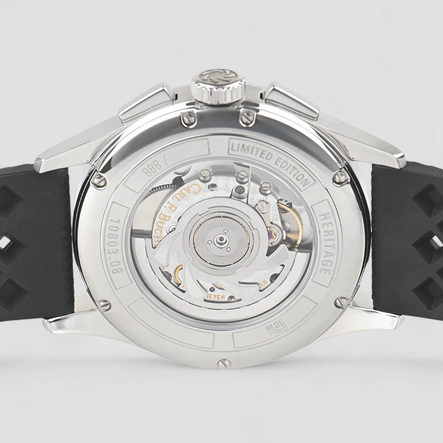 Heritage Chronograph Automatic Silver Dial Unisex Watch