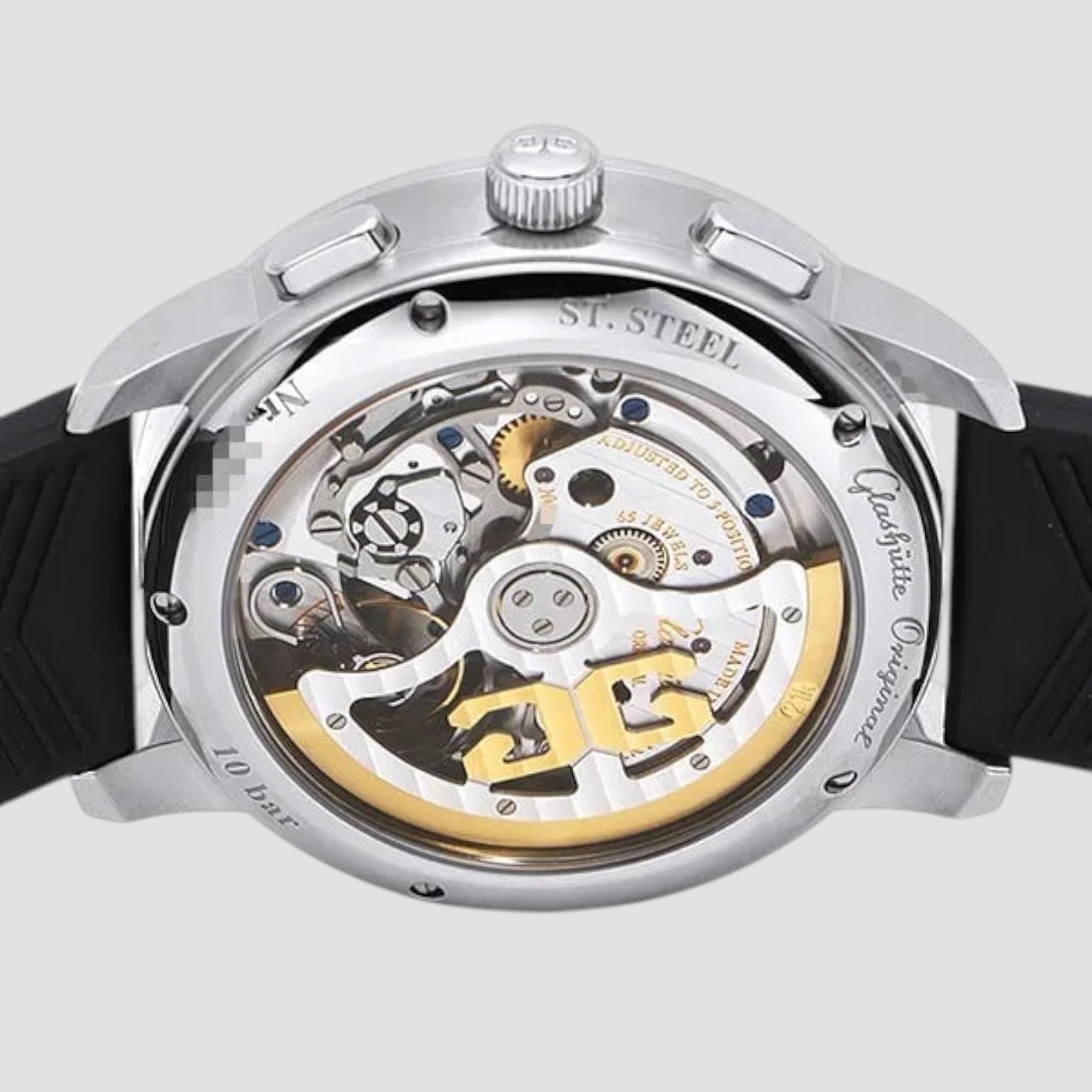 Senator Chronograph Panorama Date / Black Dial