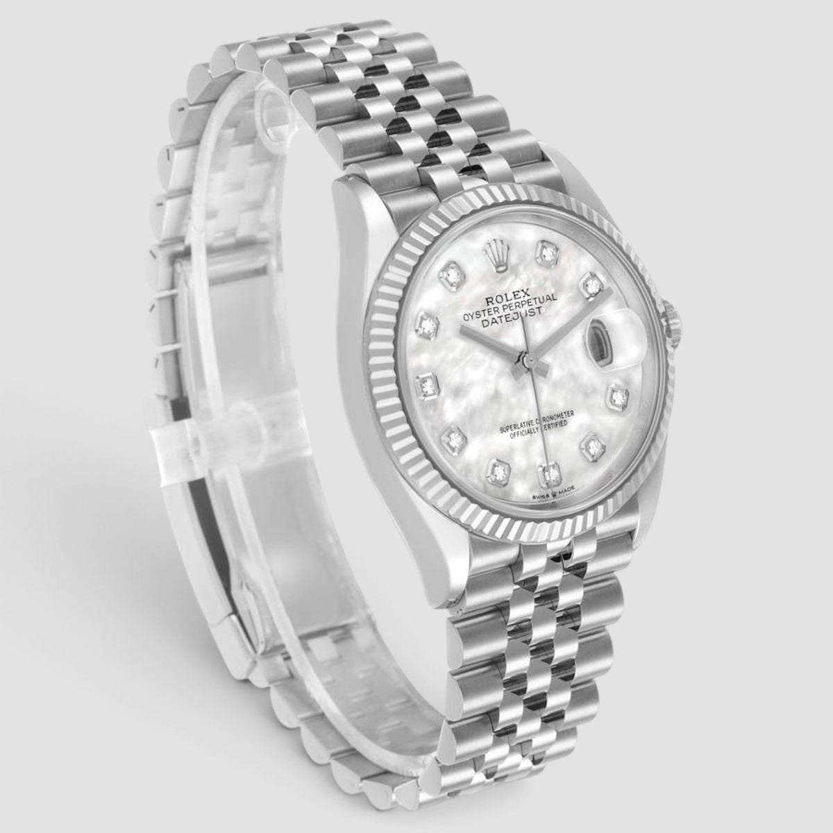 Datejust 36 Mother-of-Pearl Diamond Dial Jubilee