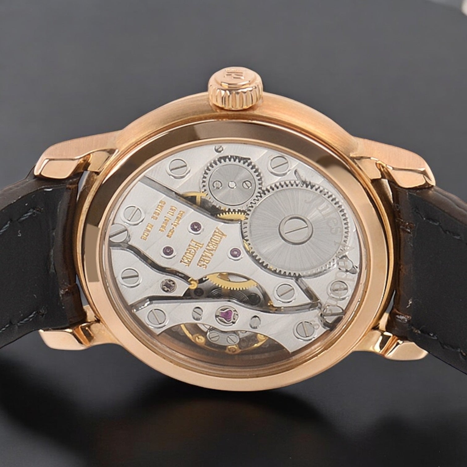 Jules Audemars Silver/Leather Ø27 mm