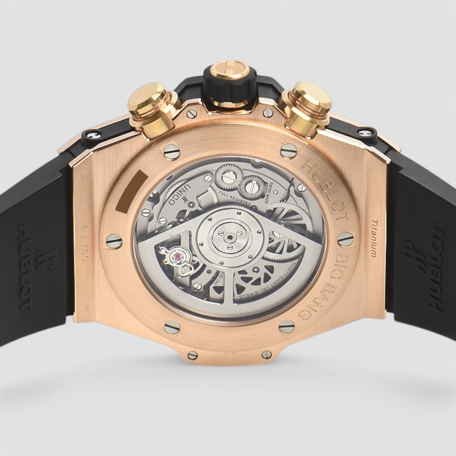 Big Bang Unico King Gold Ceramic Skeletal Dial Men's Watch