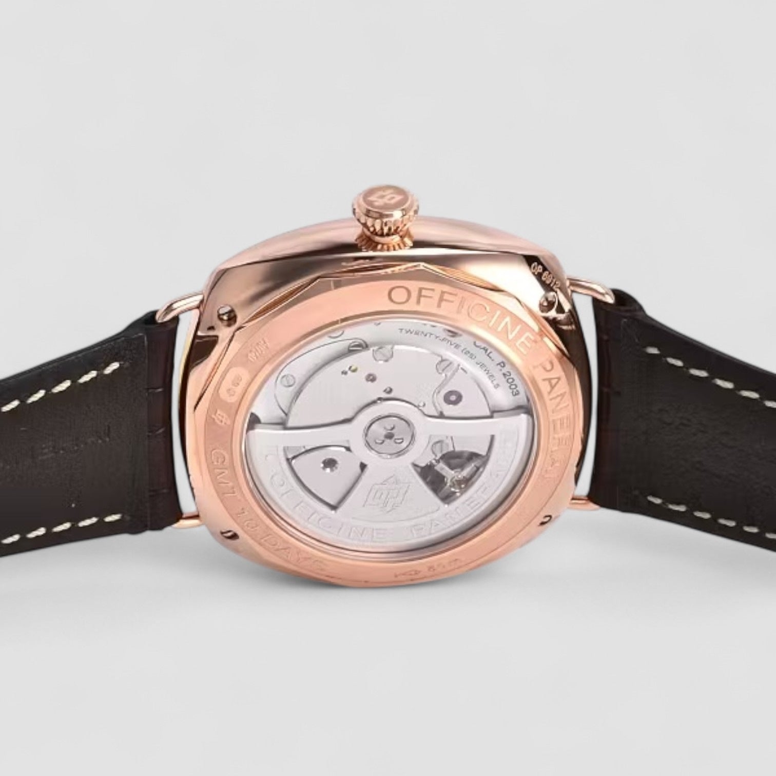 10 days gmt oro rosso automatic rose gold men's watch