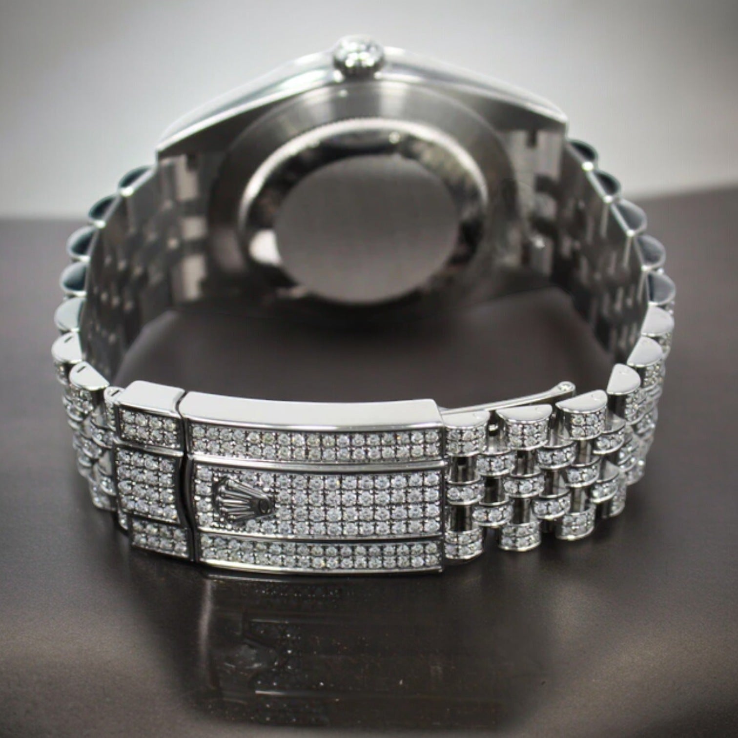 Datejust 41 Full Iced out – Diamonds – Grey Dial – Jubilee