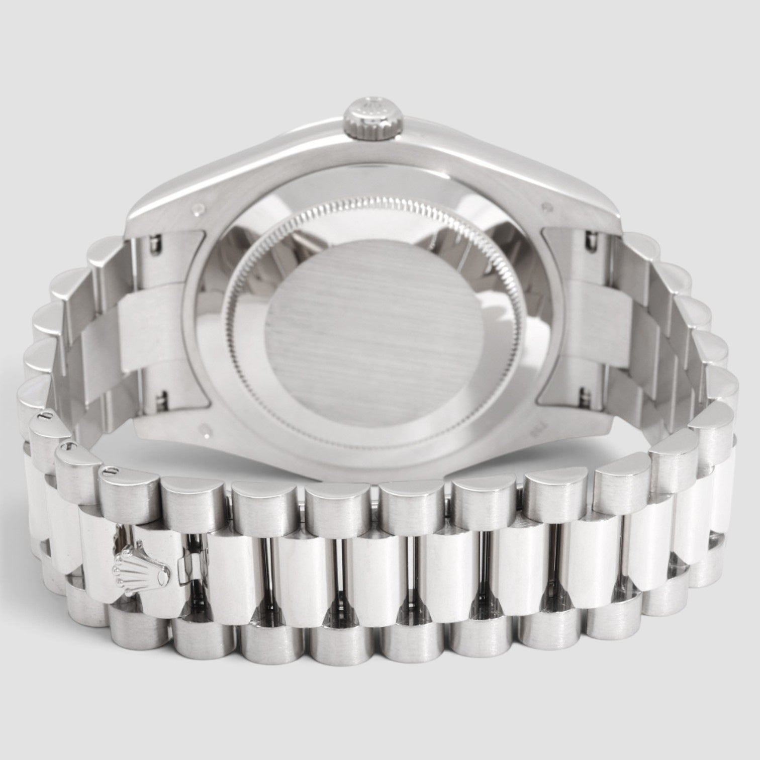 Day-Date II 41mm White Gold Silver Diamond Dial